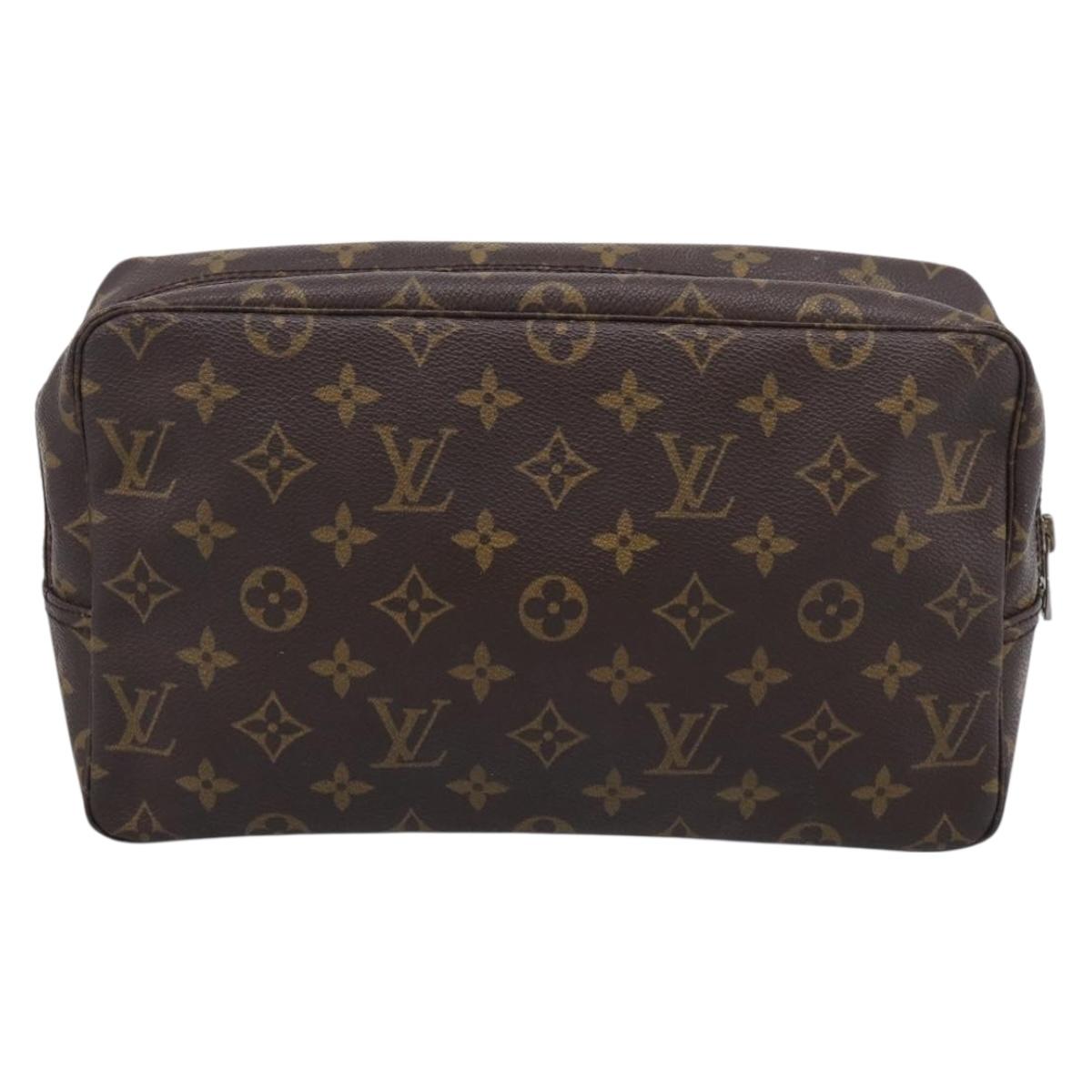 LOUIS VUITTON Monogram Trousse Toilette 28 Clutch Bag M47522 LV Auth 211224