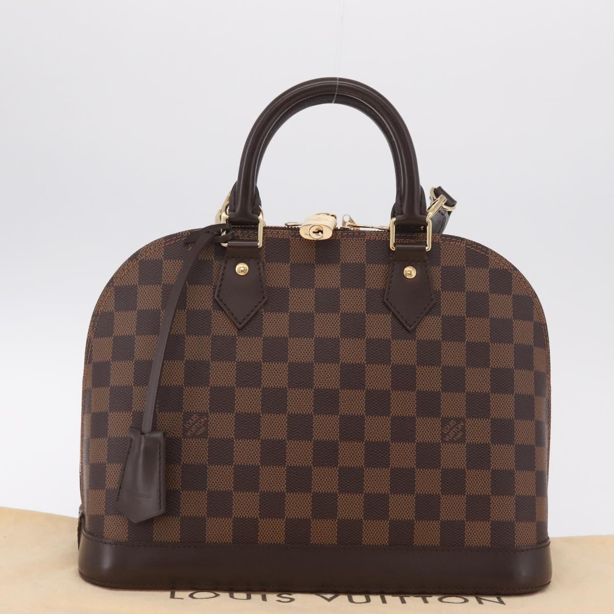 LOUIS VUITTON Damier Ebene Alma PM Hand Bag N53151 LV Auth 211233SAM