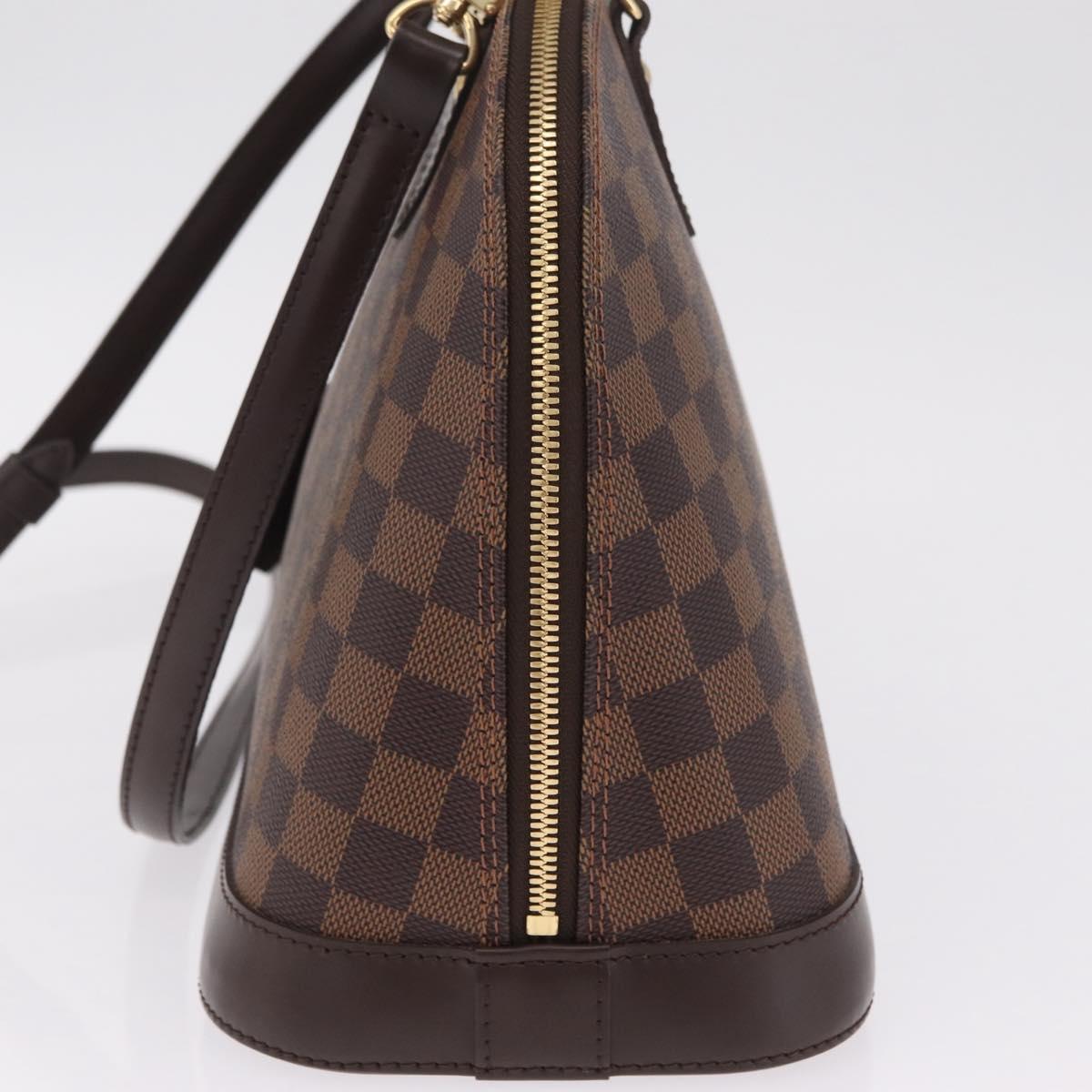 LOUIS VUITTON Damier Ebene Alma PM Hand Bag N53151 LV Auth 211233SAM