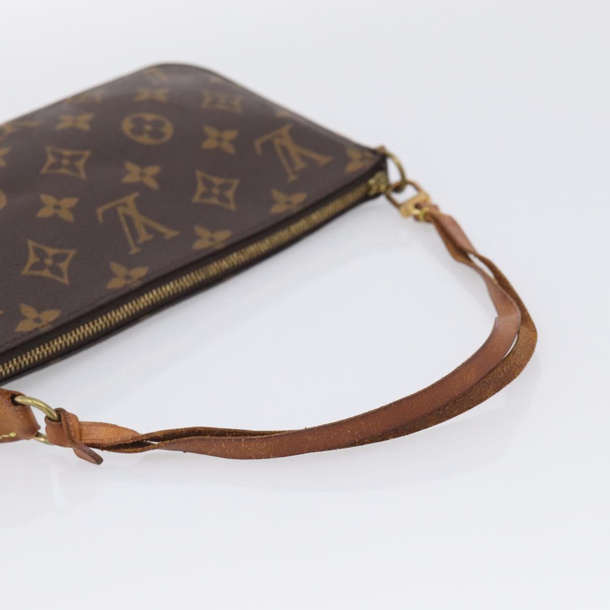 LOUIS VUITTON Monogram Pochette Accessoires Pouch M51980 LV Auth 211238