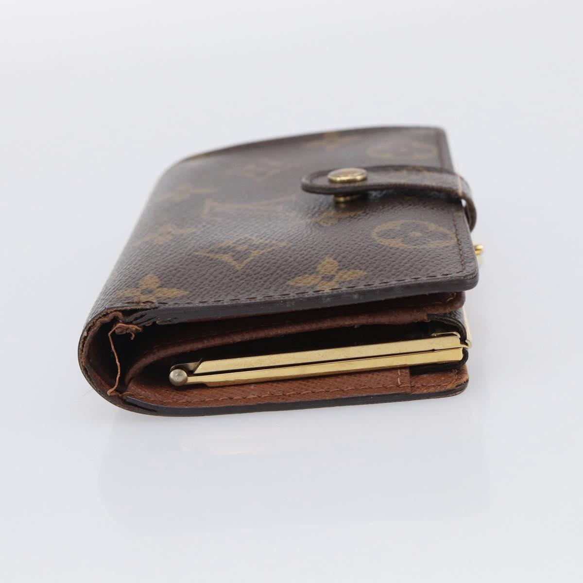 LOUIS VUITTON Monogram Portefeuille Viennois Bifold Wallet M61674 LV Auth 211243