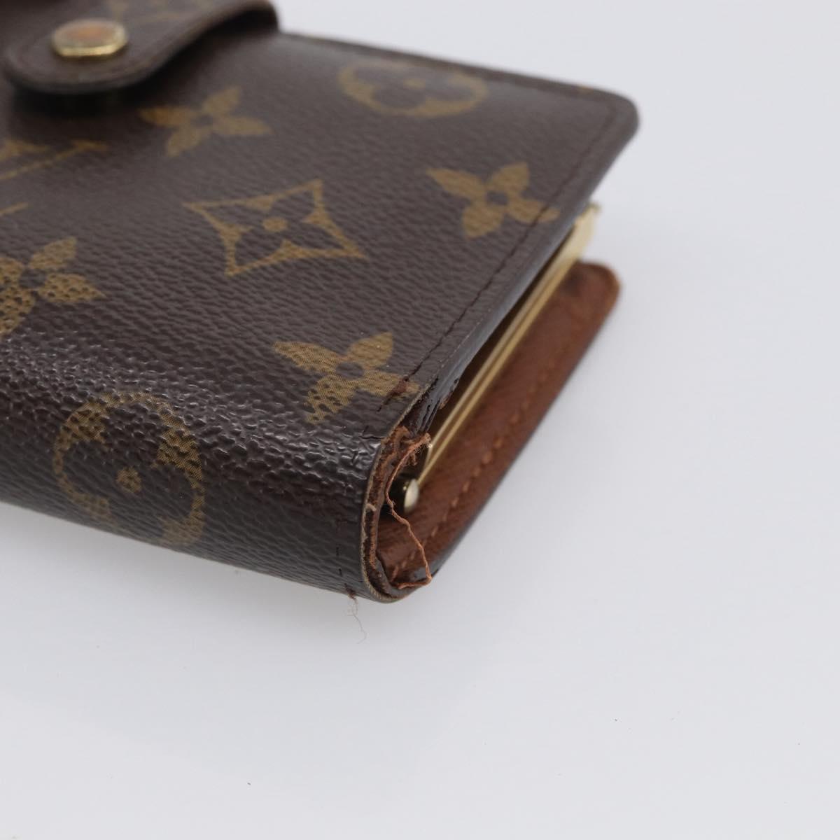 LOUIS VUITTON Monogram Portefeuille Viennois Bifold Wallet M61674 LV Auth 211243