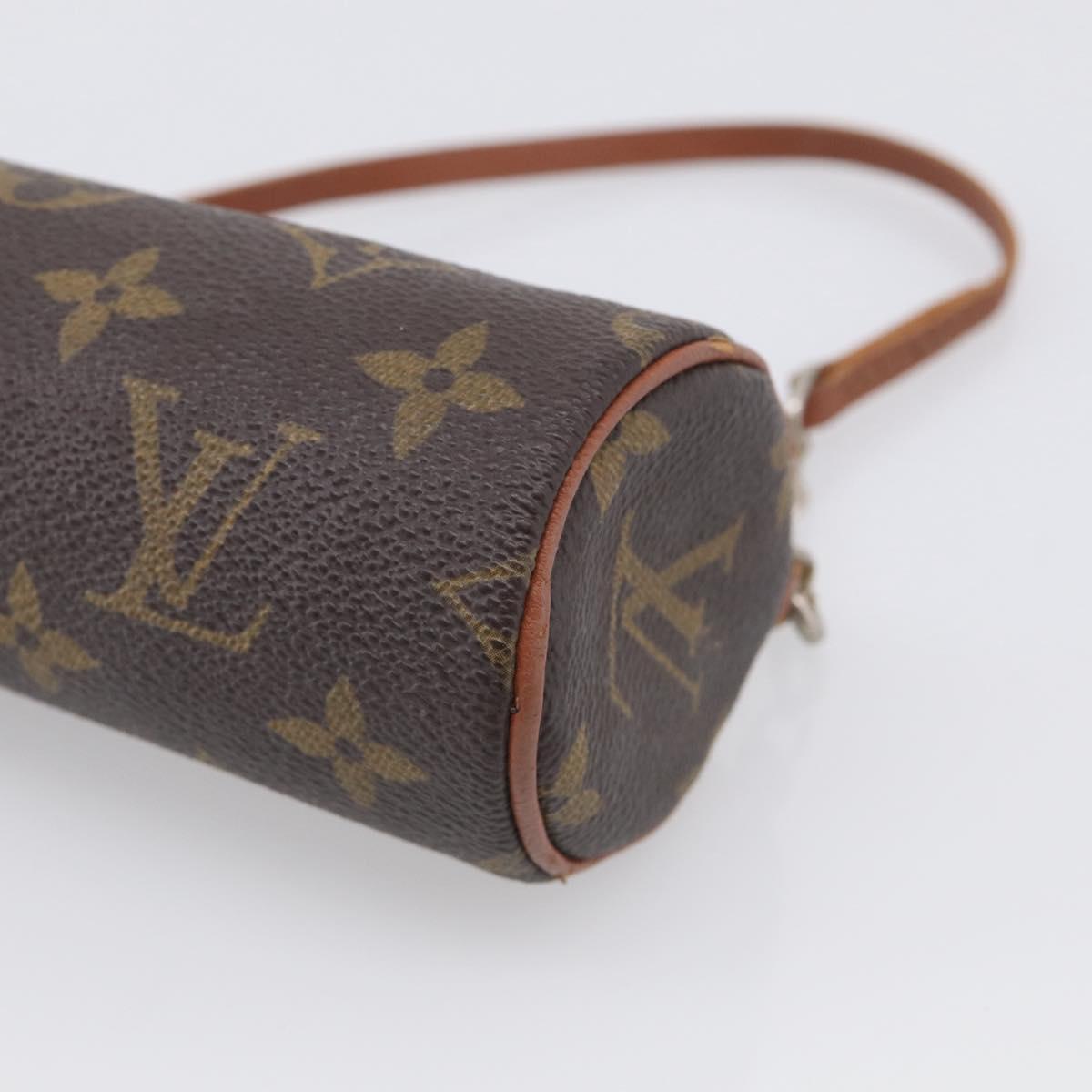LOUIS VUITTON Monogram Papillon Pouch LV Auth 211247