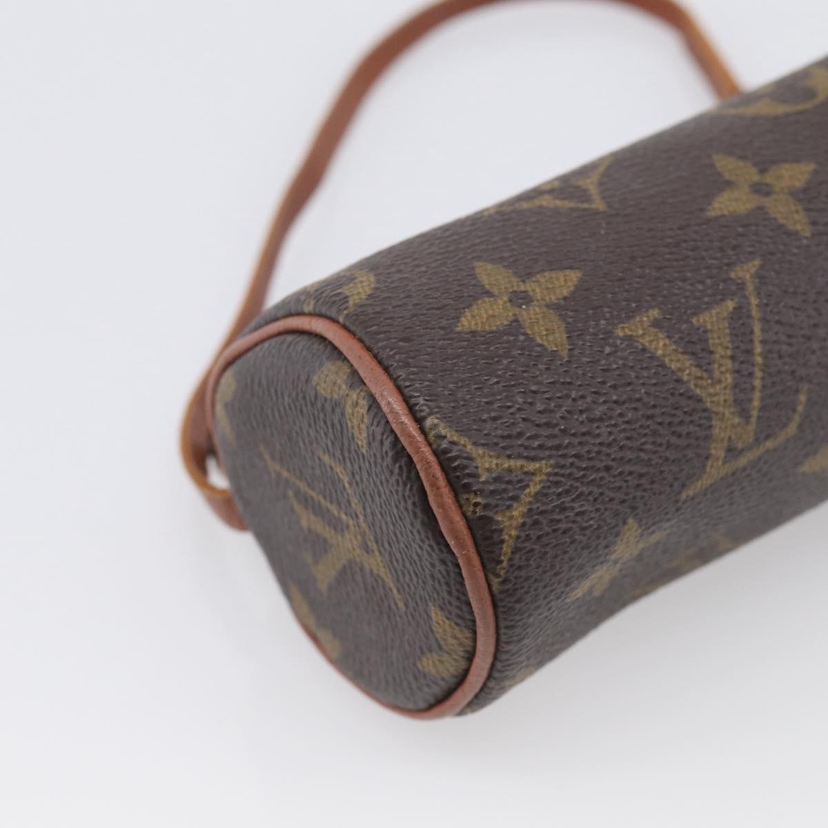 LOUIS VUITTON Monogram Papillon Pouch LV Auth 211247