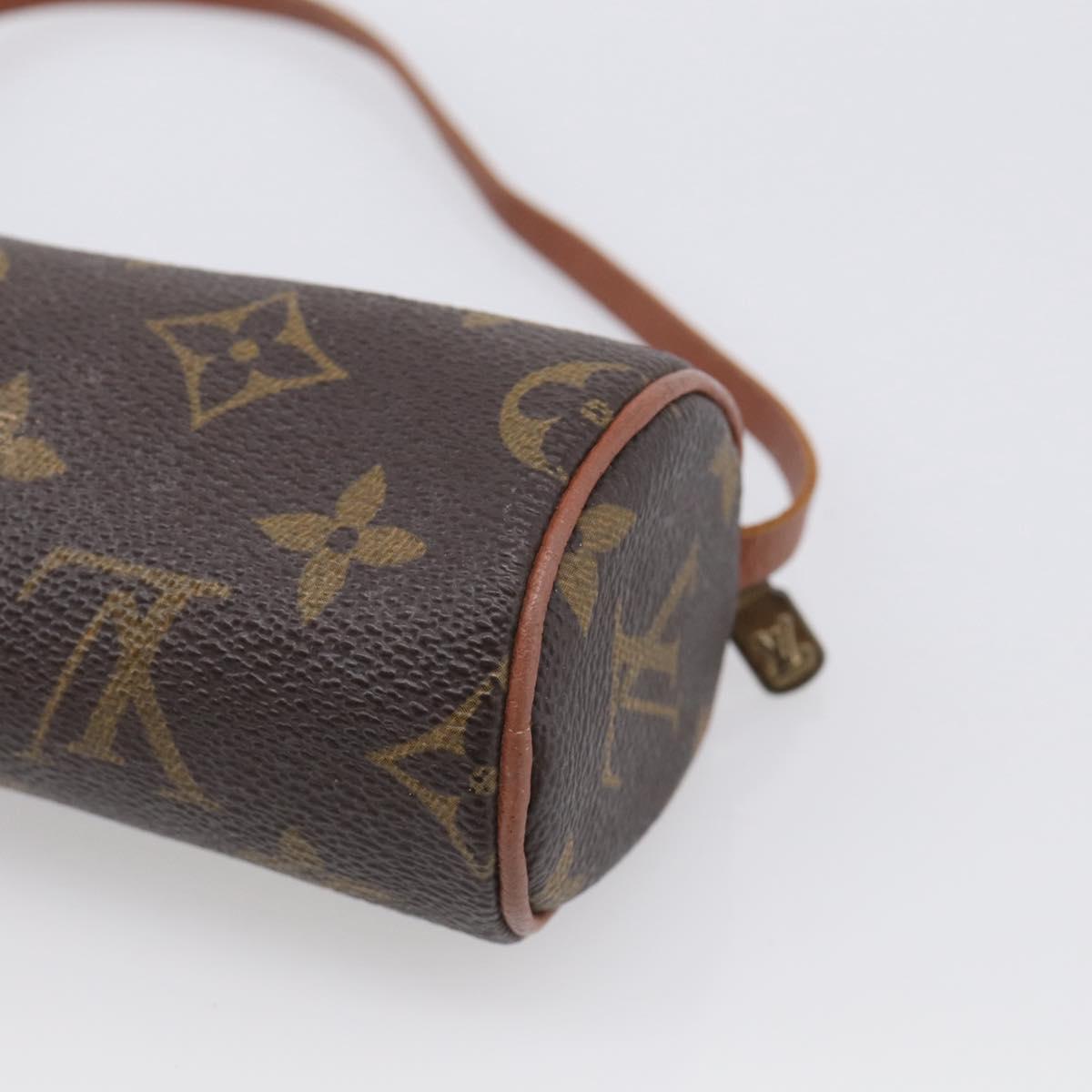 LOUIS VUITTON Monogram Papillon Pouch LV Auth 211247