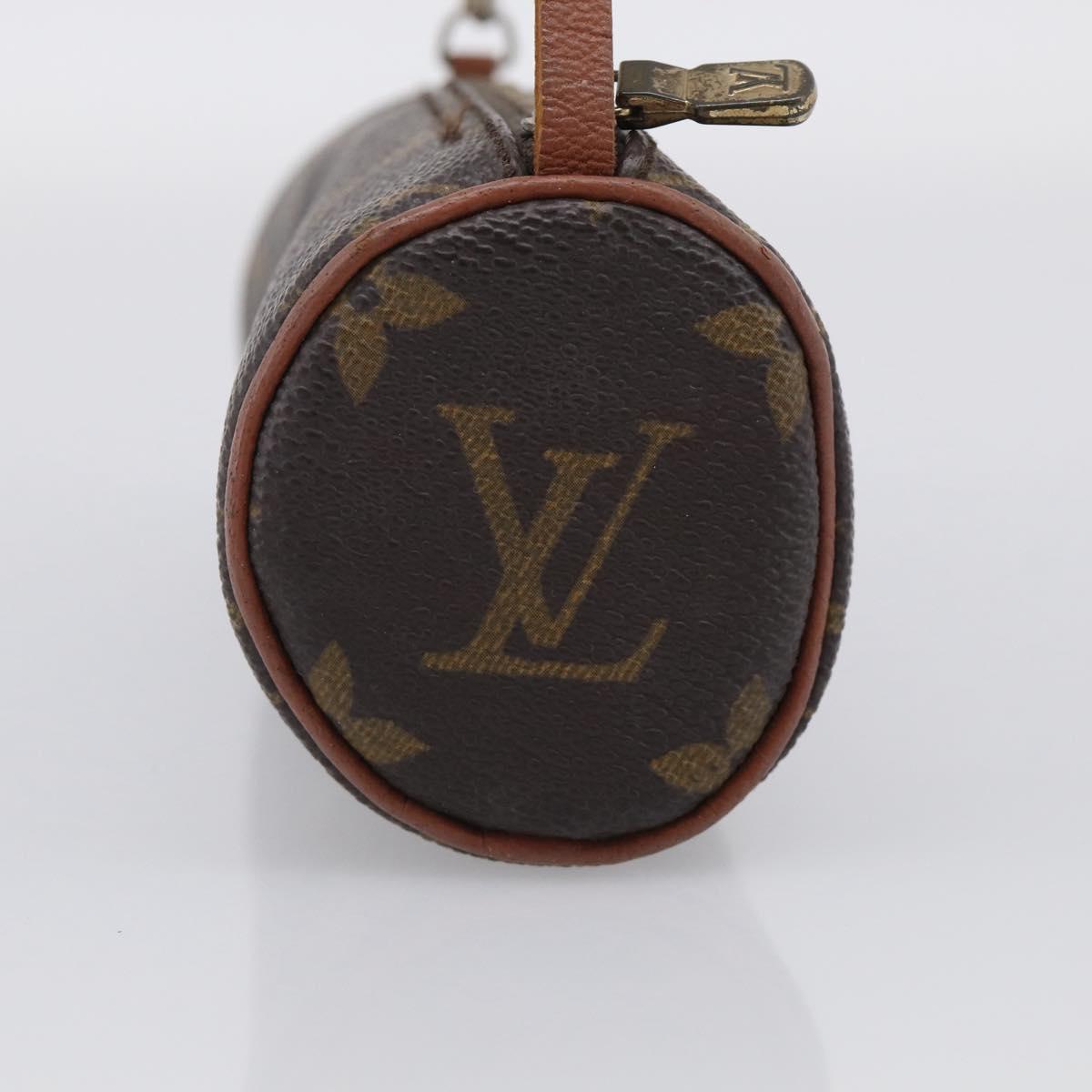 LOUIS VUITTON Monogram Papillon Pouch LV Auth 211247
