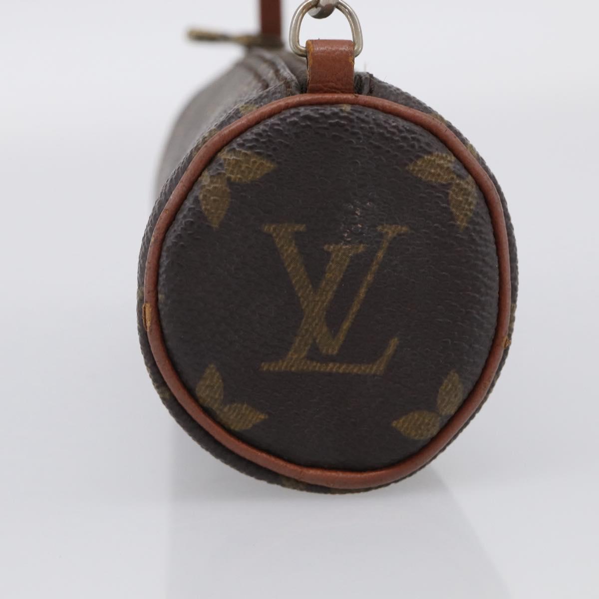 LOUIS VUITTON Monogram Papillon Pouch LV Auth 211247