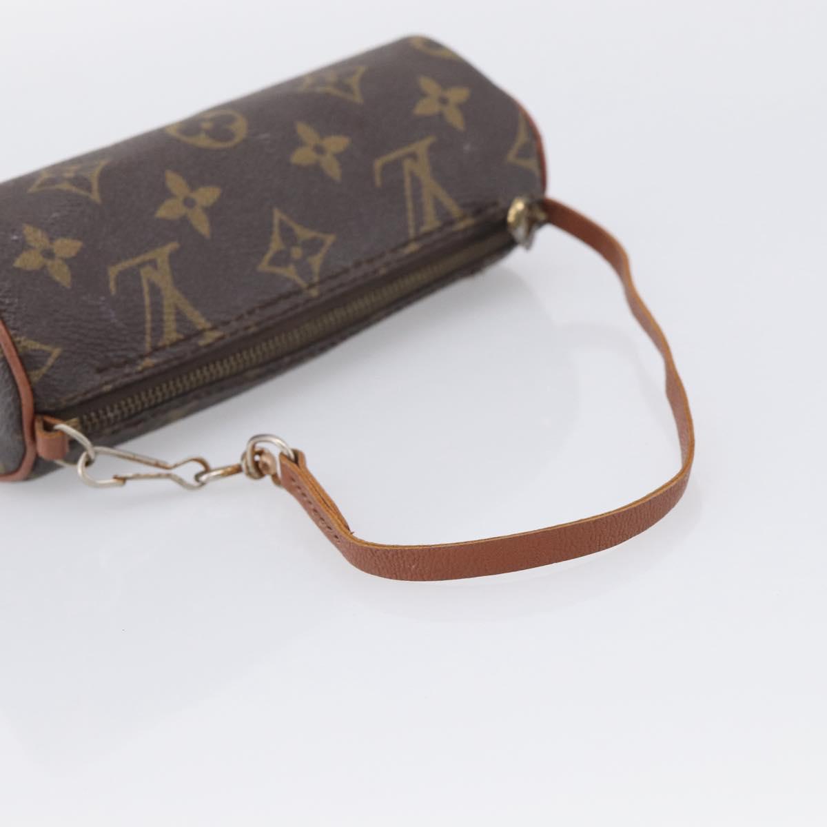 LOUIS VUITTON Monogram Papillon Pouch LV Auth 211247