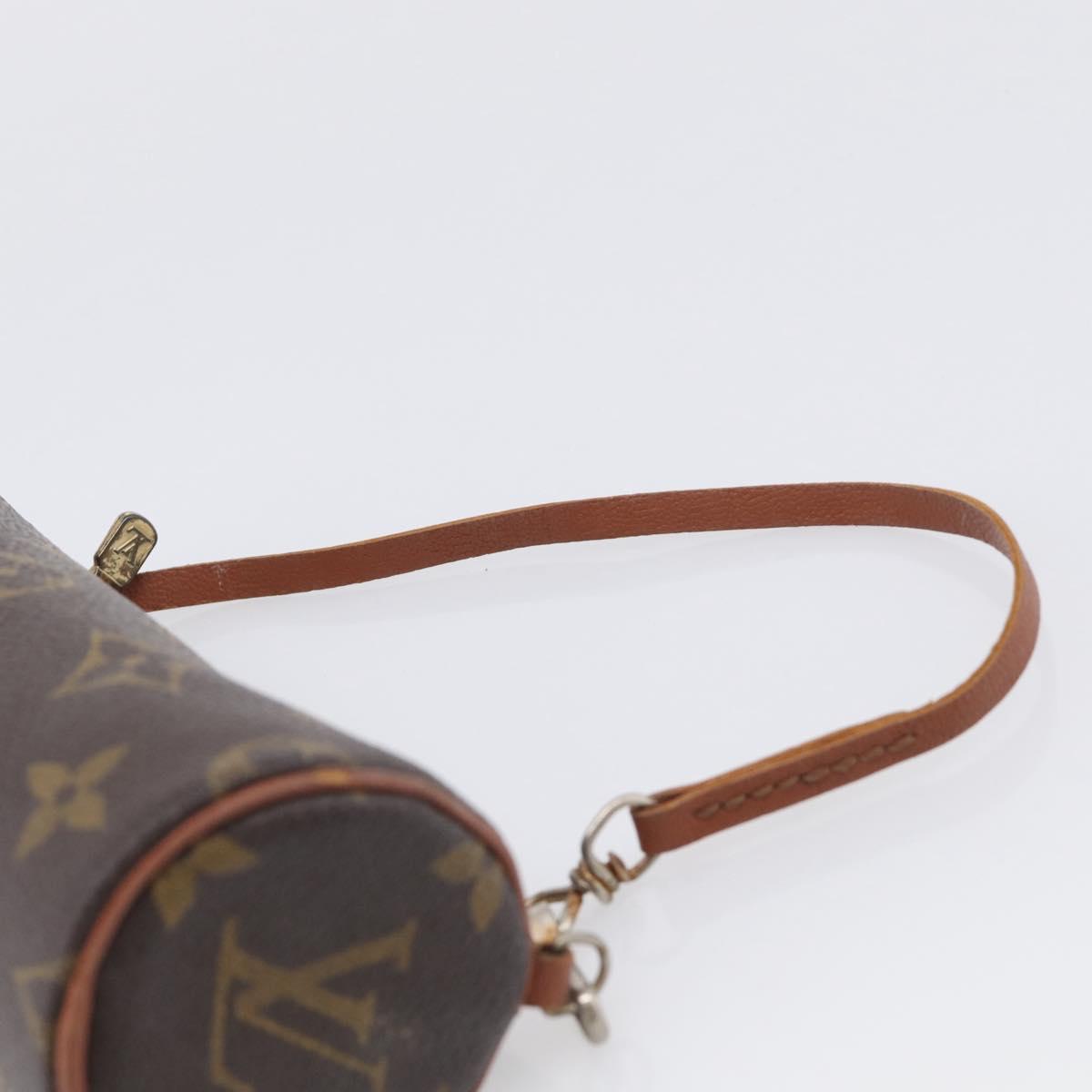 LOUIS VUITTON Monogram Papillon Pouch LV Auth 211247