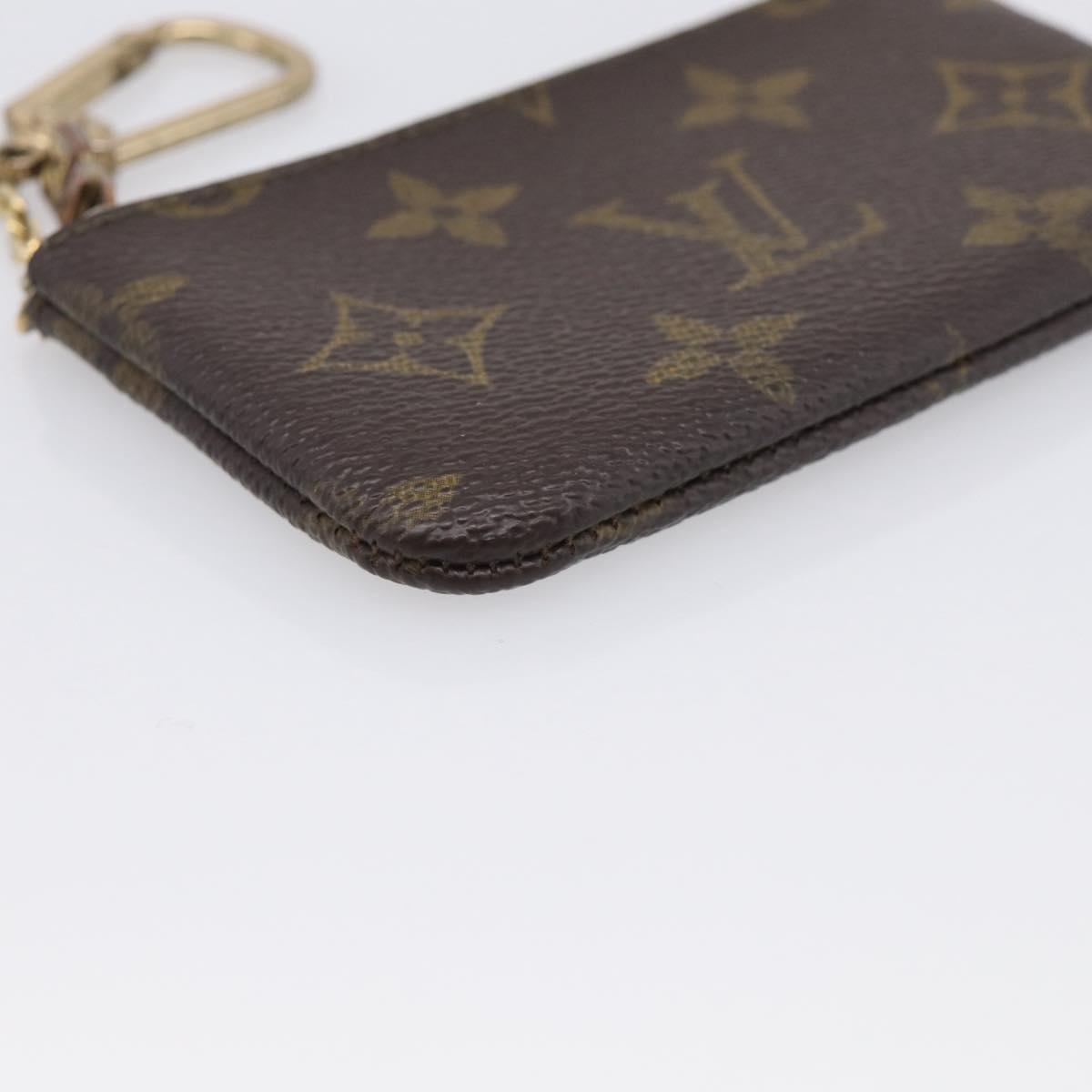 LOUIS VUITTON Monogram Pochette Cles Coin Purse M60033 LV Auth 211248