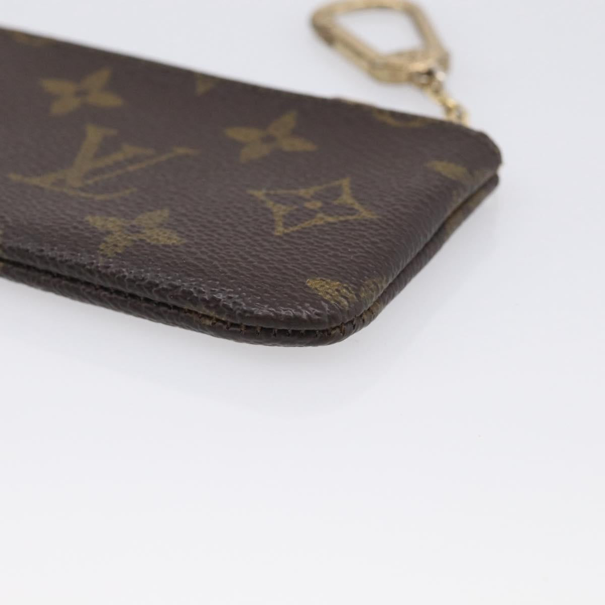 LOUIS VUITTON Monogram Pochette Cles Coin Purse M60033 LV Auth 211248