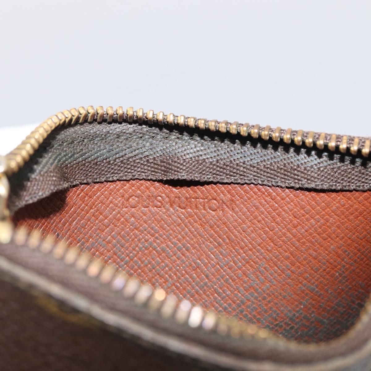 LOUIS VUITTON Monogram Pochette Cles Coin Purse M60033 LV Auth 211248