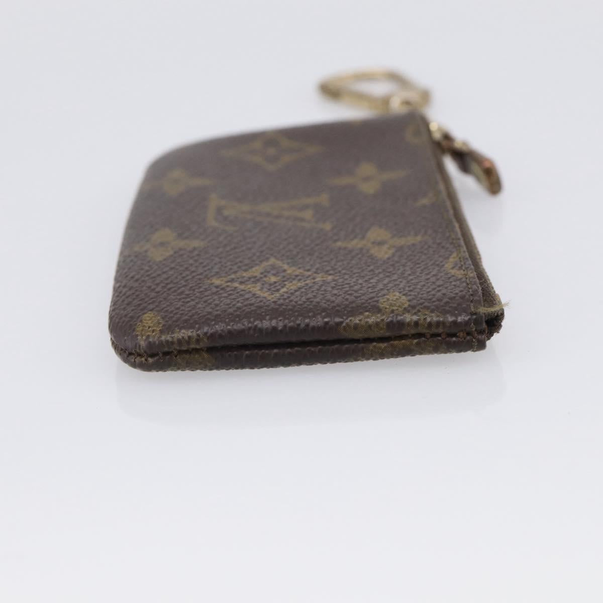 LOUIS VUITTON Monogram Pochette Cles Coin Purse M60033 LV Auth 211248