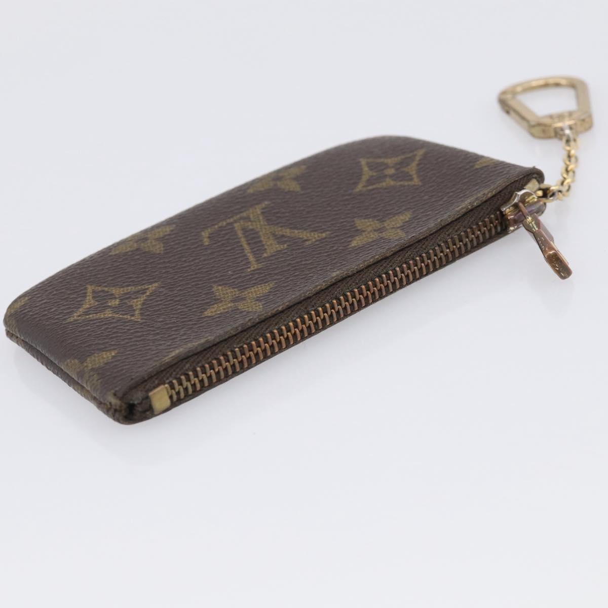 LOUIS VUITTON Monogram Pochette Cles Coin Purse M60033 LV Auth 211248
