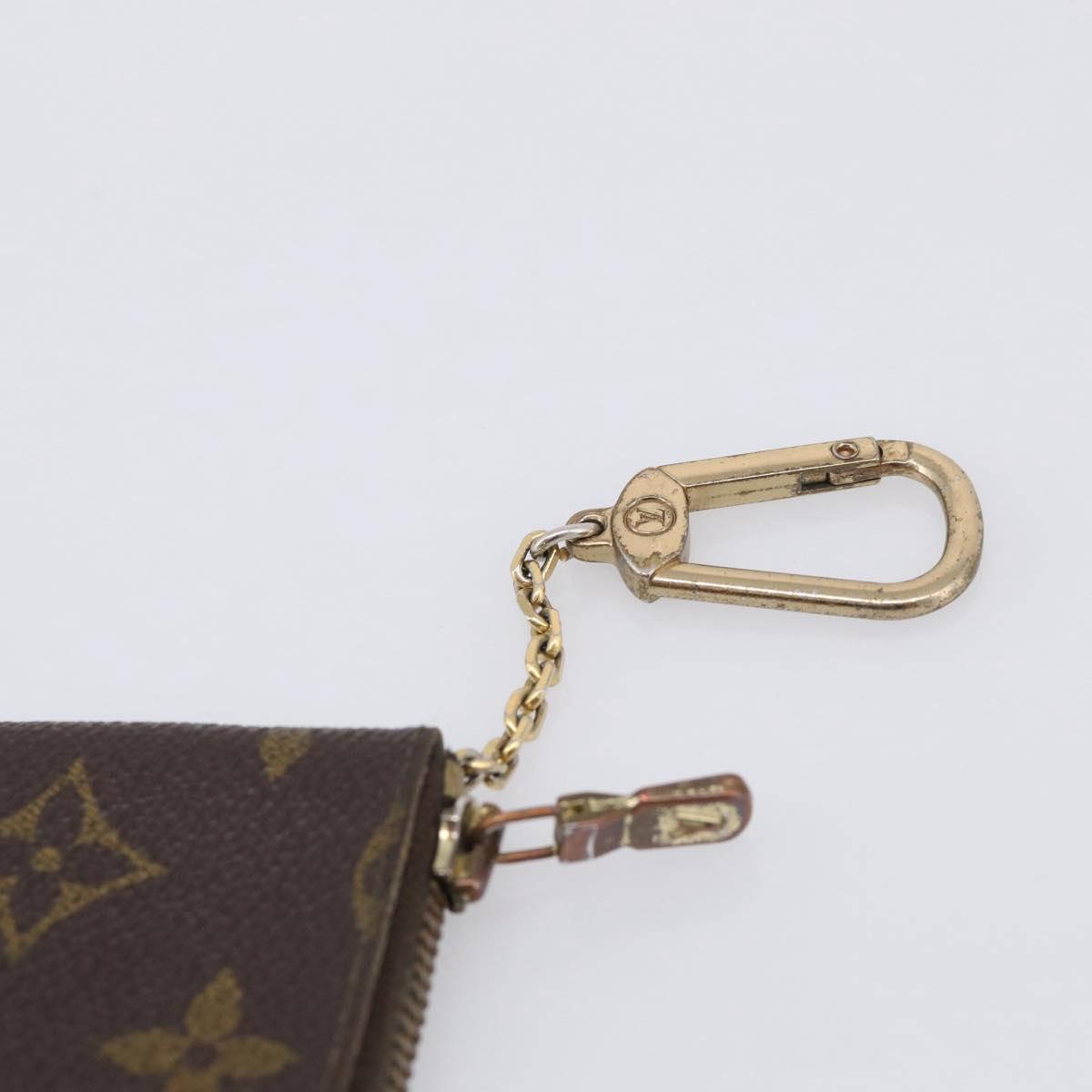 LOUIS VUITTON Monogram Pochette Cles Coin Purse M60033 LV Auth 211248