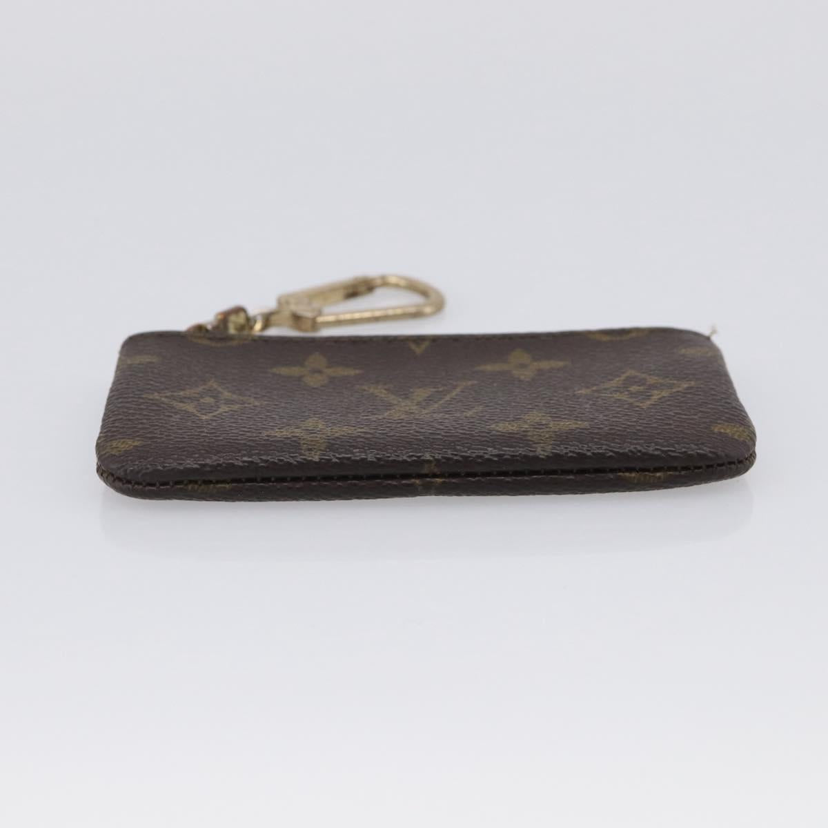 LOUIS VUITTON Monogram Pochette Cles Coin Purse M60033 LV Auth 211248