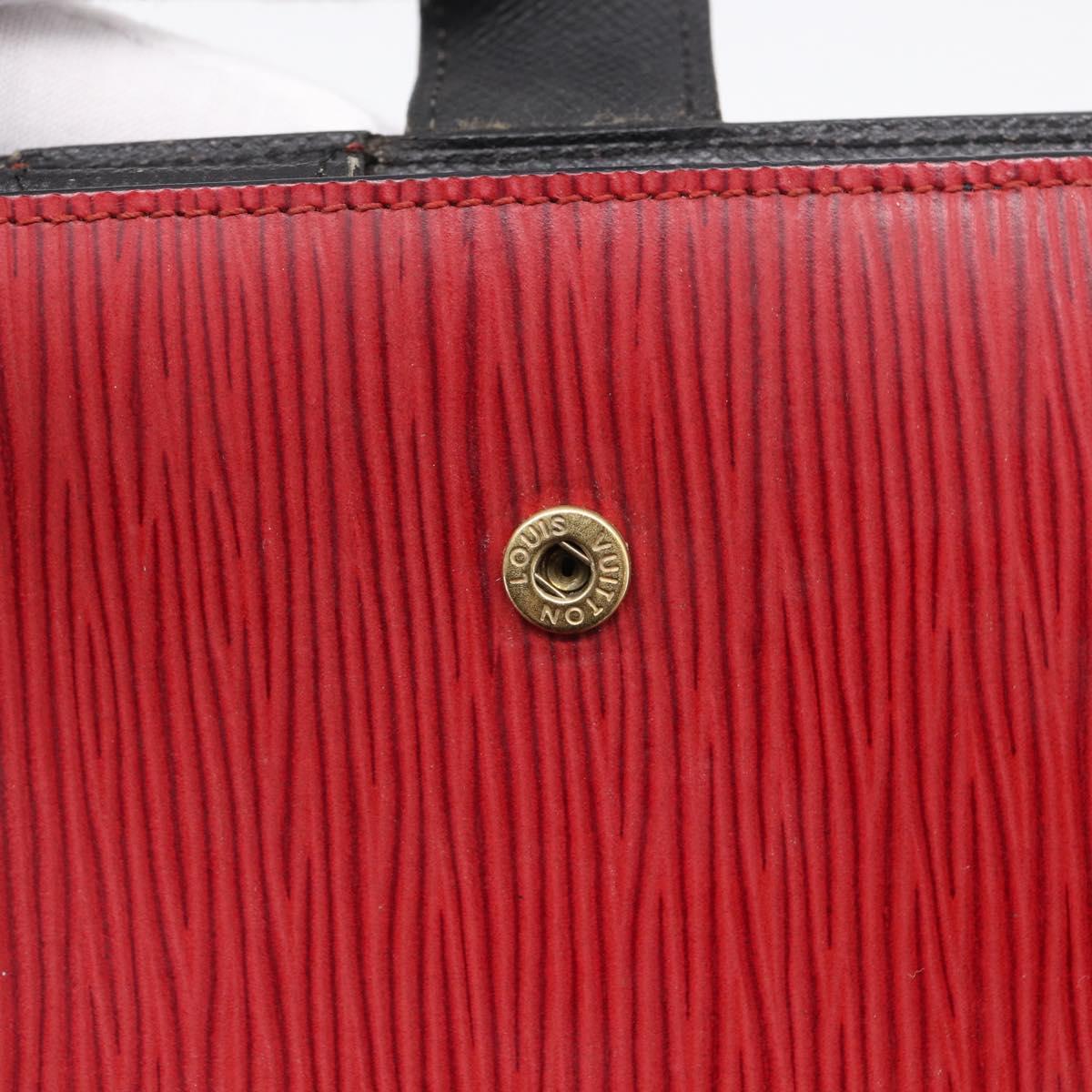 LOUIS VUITTON Epi Agenda MM Day Planner Cover Red R20047 LV Auth 211250