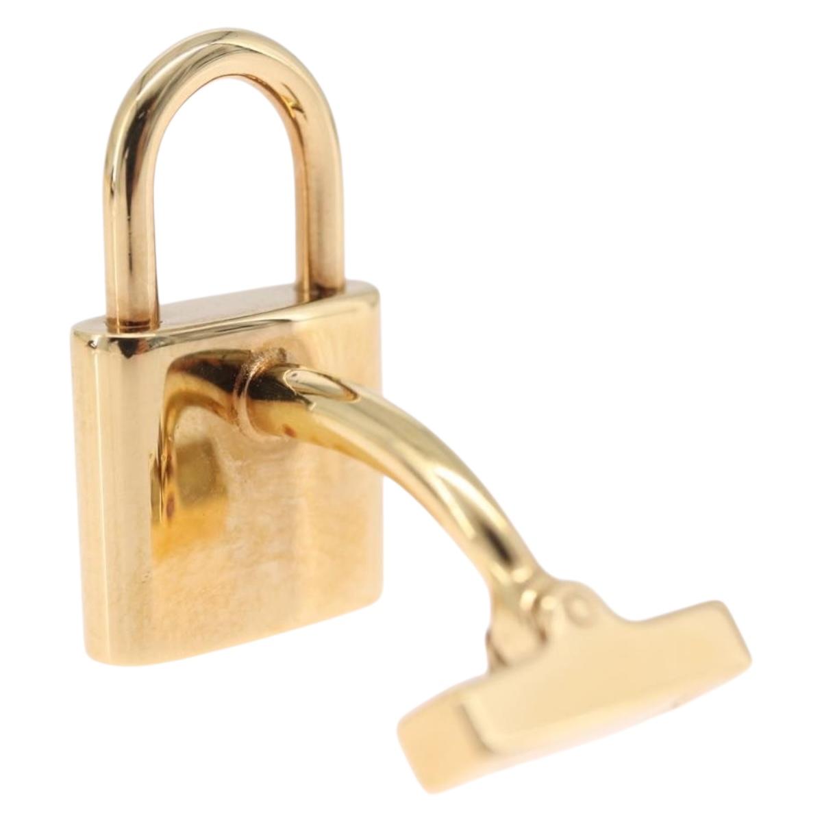 LOUIS VUITTON Bouton de Manchette Cadena Eclet metal M64601 Auth 211263V