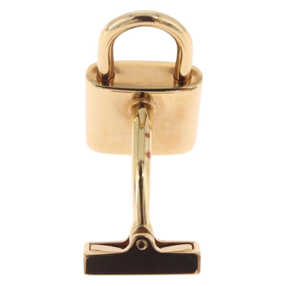 LOUIS VUITTON Bouton de Manchette Cadena Eclet metal M64601 Auth 211263V