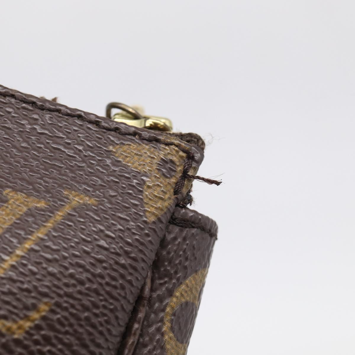 LOUIS VUITTON Monogram Pochette Accessoires Pouch M51980 LV Auth 211264A