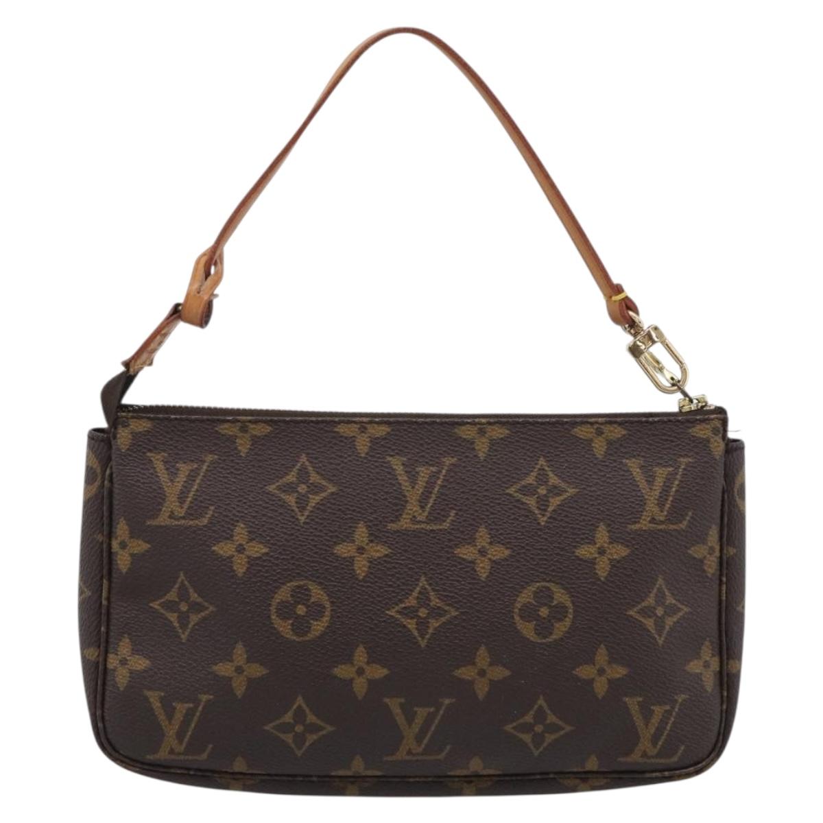 LOUIS VUITTON Monogram Pochette Accessoires Pouch M51980 LV Auth 211264A
