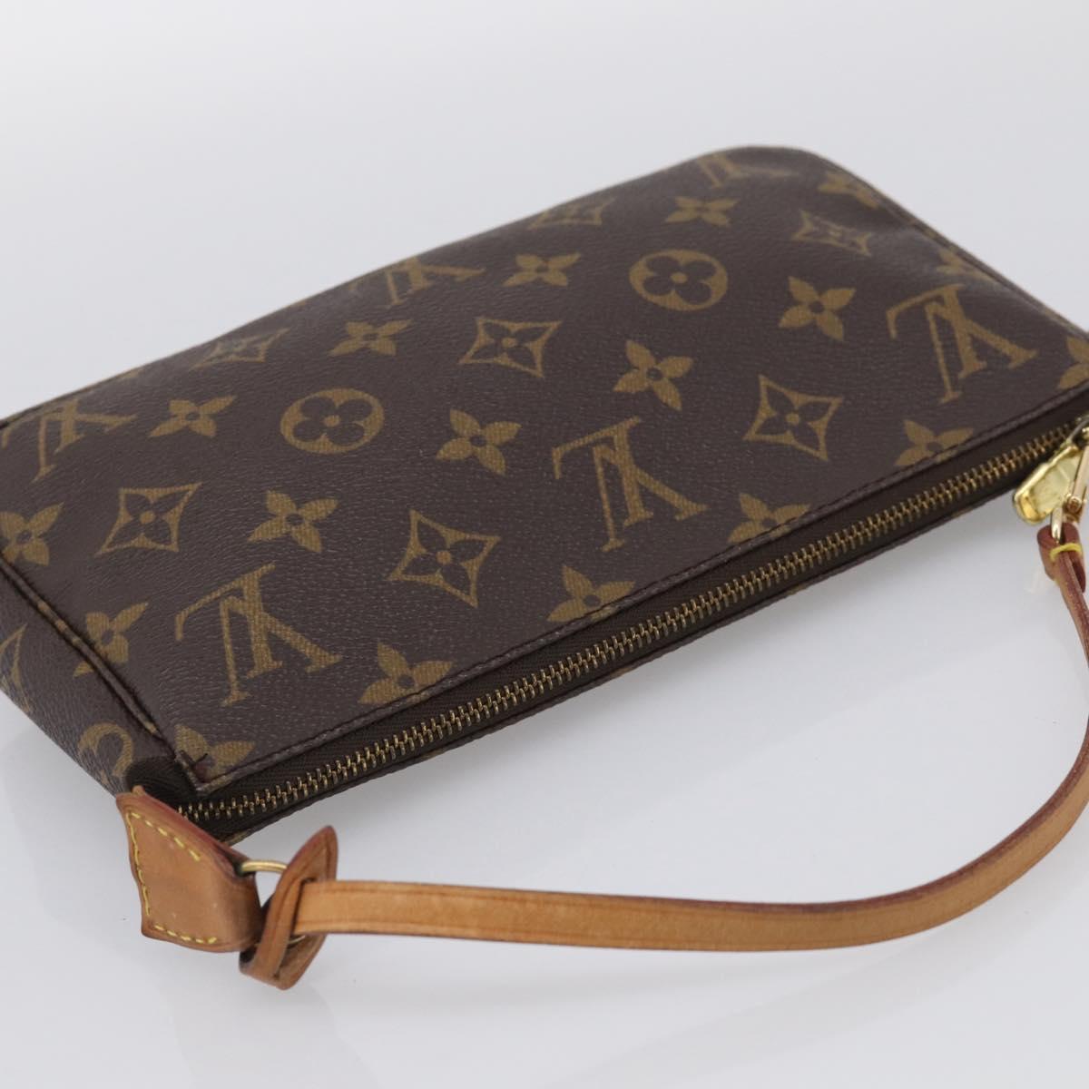 LOUIS VUITTON Monogram Pochette Accessoires Pouch M51980 LV Auth 211264A