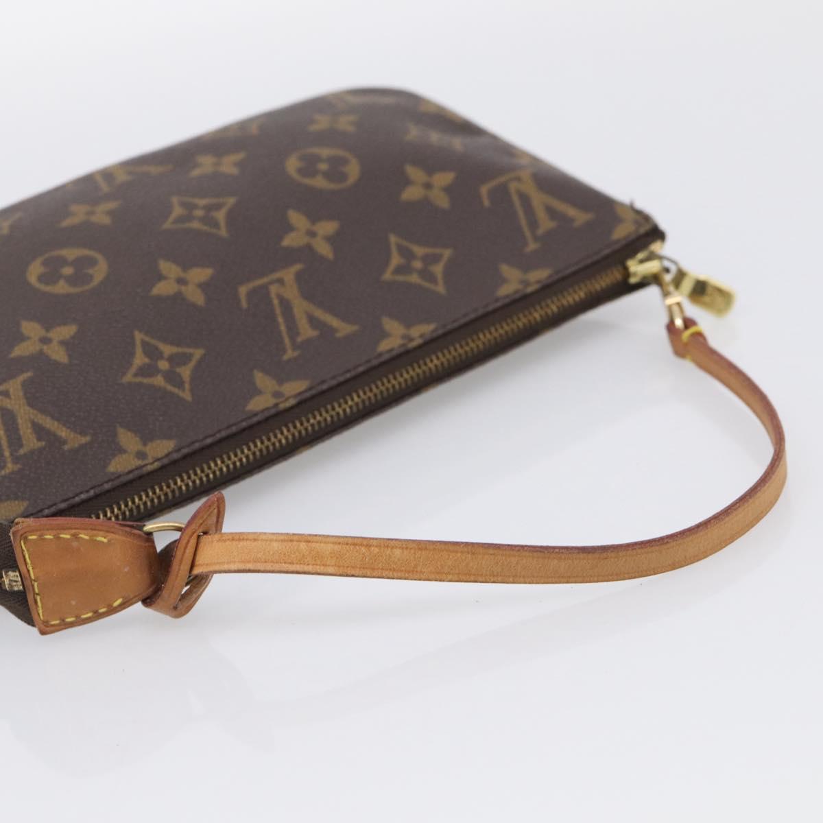 LOUIS VUITTON Monogram Pochette Accessoires Pouch M51980 LV Auth 211264A