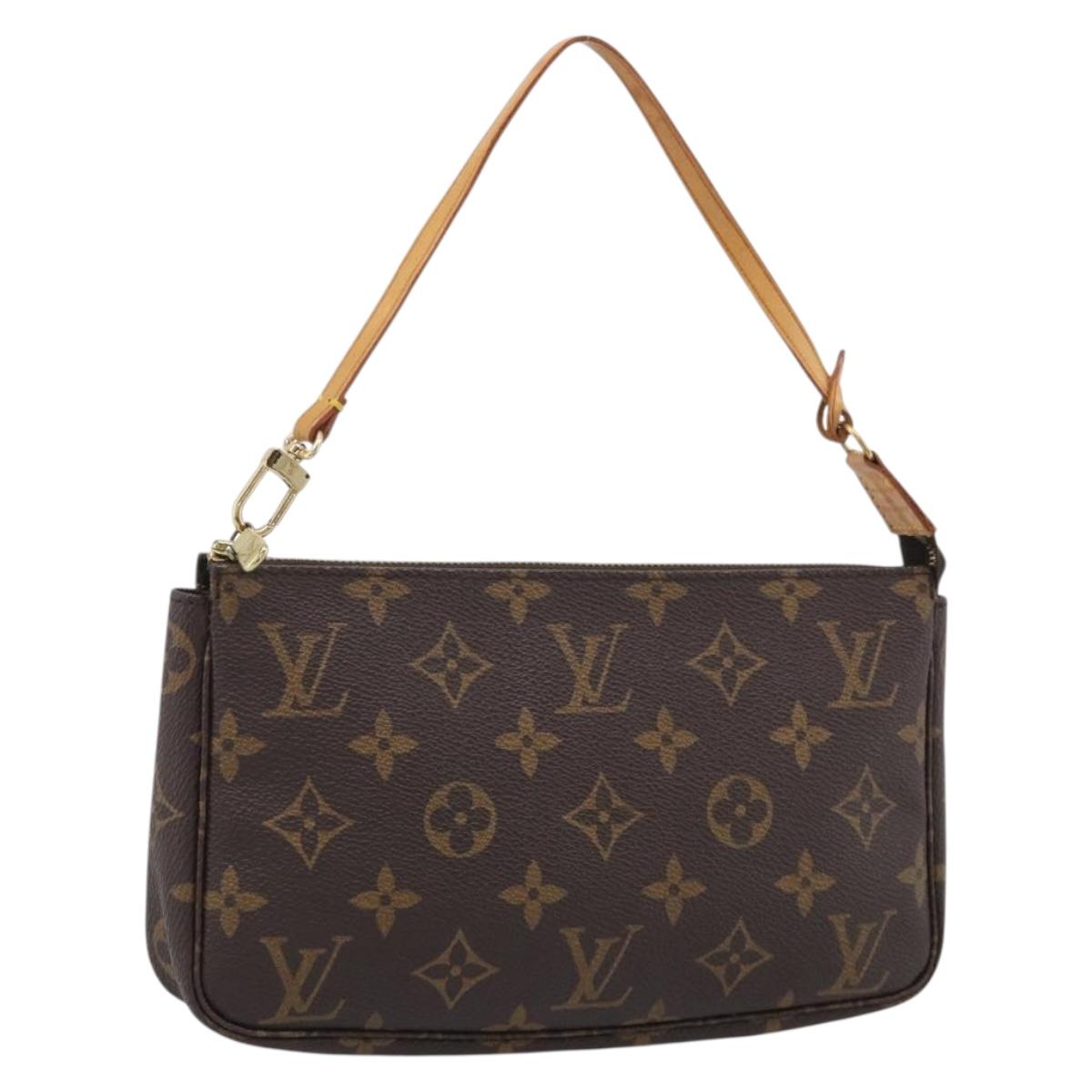 LOUIS VUITTON Monogram Pochette Accessoires Pouch M51980 LV Auth 211267A