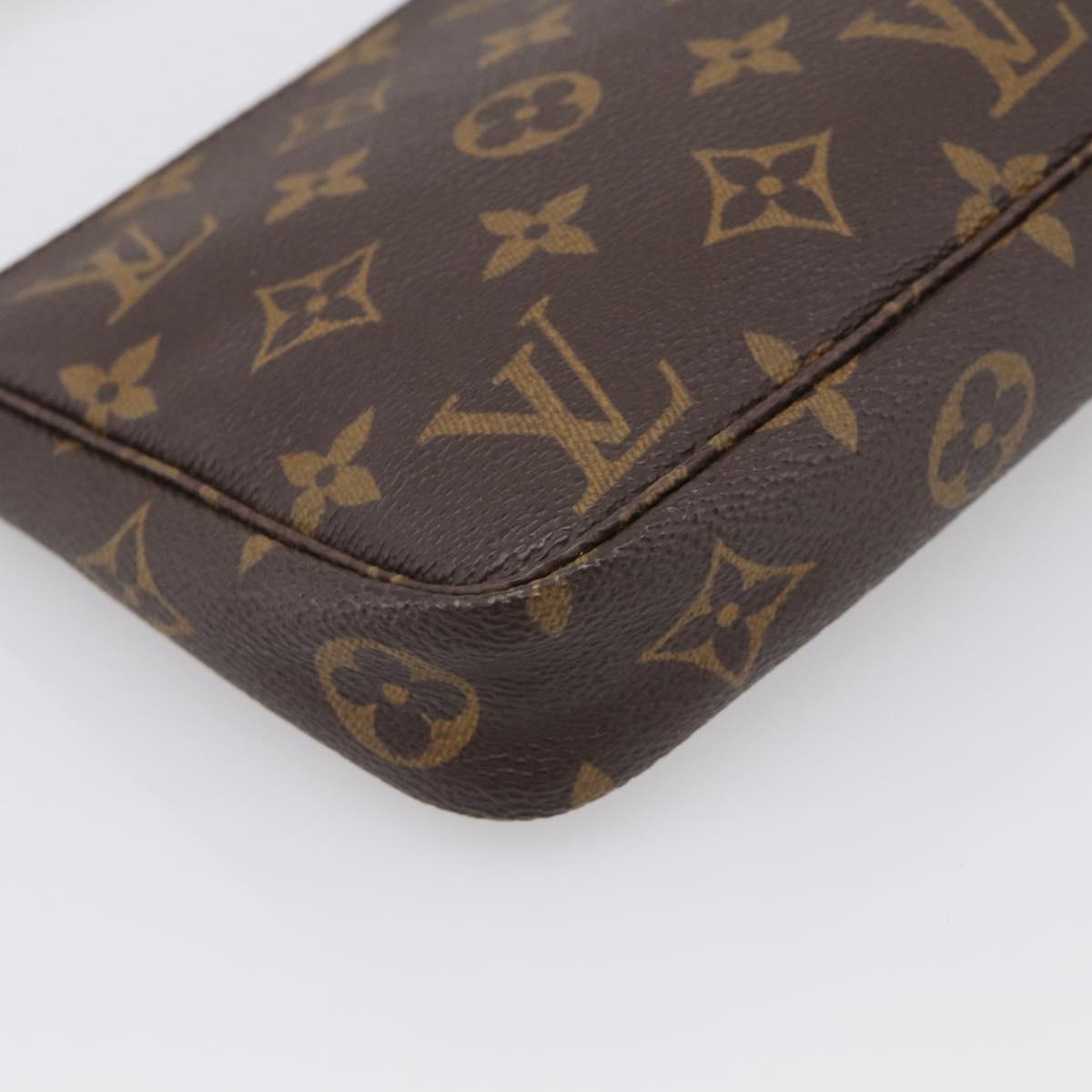 LOUIS VUITTON Monogram Pochette Accessoires Pouch M51980 LV Auth 211267A