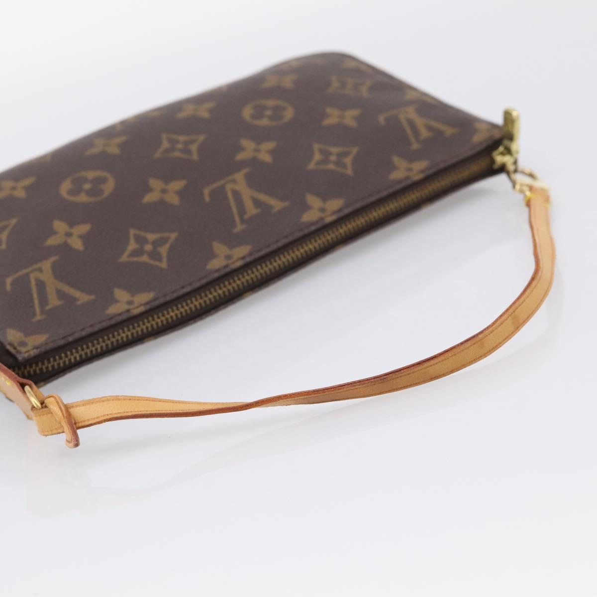 LOUIS VUITTON Monogram Pochette Accessoires Pouch M51980 LV Auth 211267A