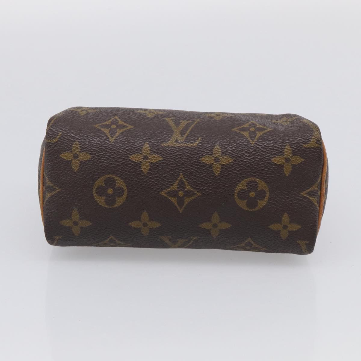 LOUIS VUITTON Monogram Mini Speedy Hand Bag M41534 LV Auth 211268