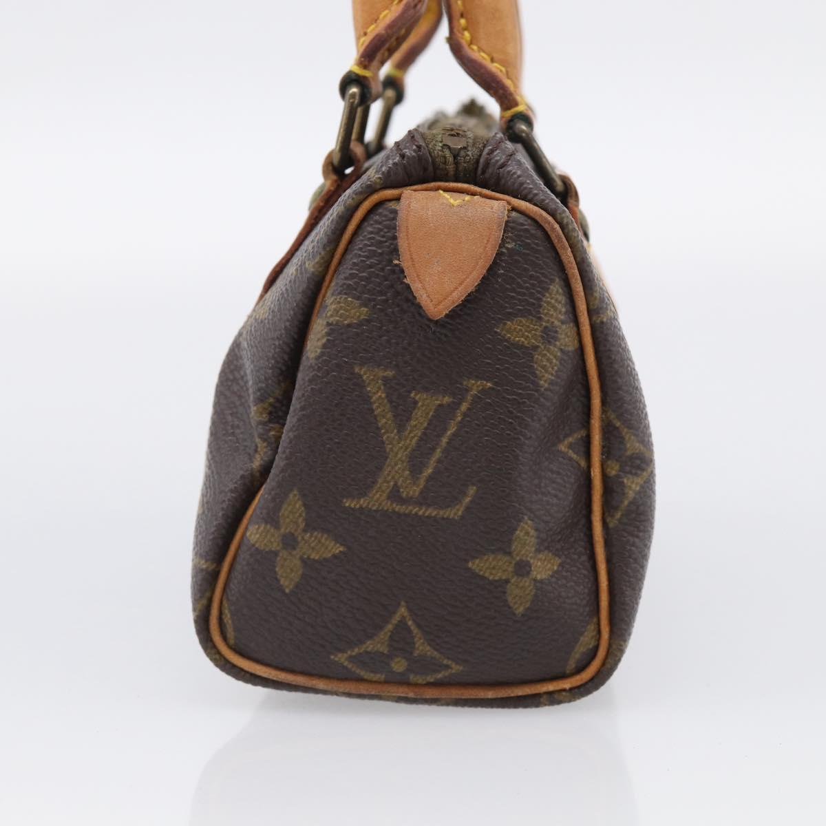 LOUIS VUITTON Monogram Mini Speedy Hand Bag M41534 LV Auth 211268