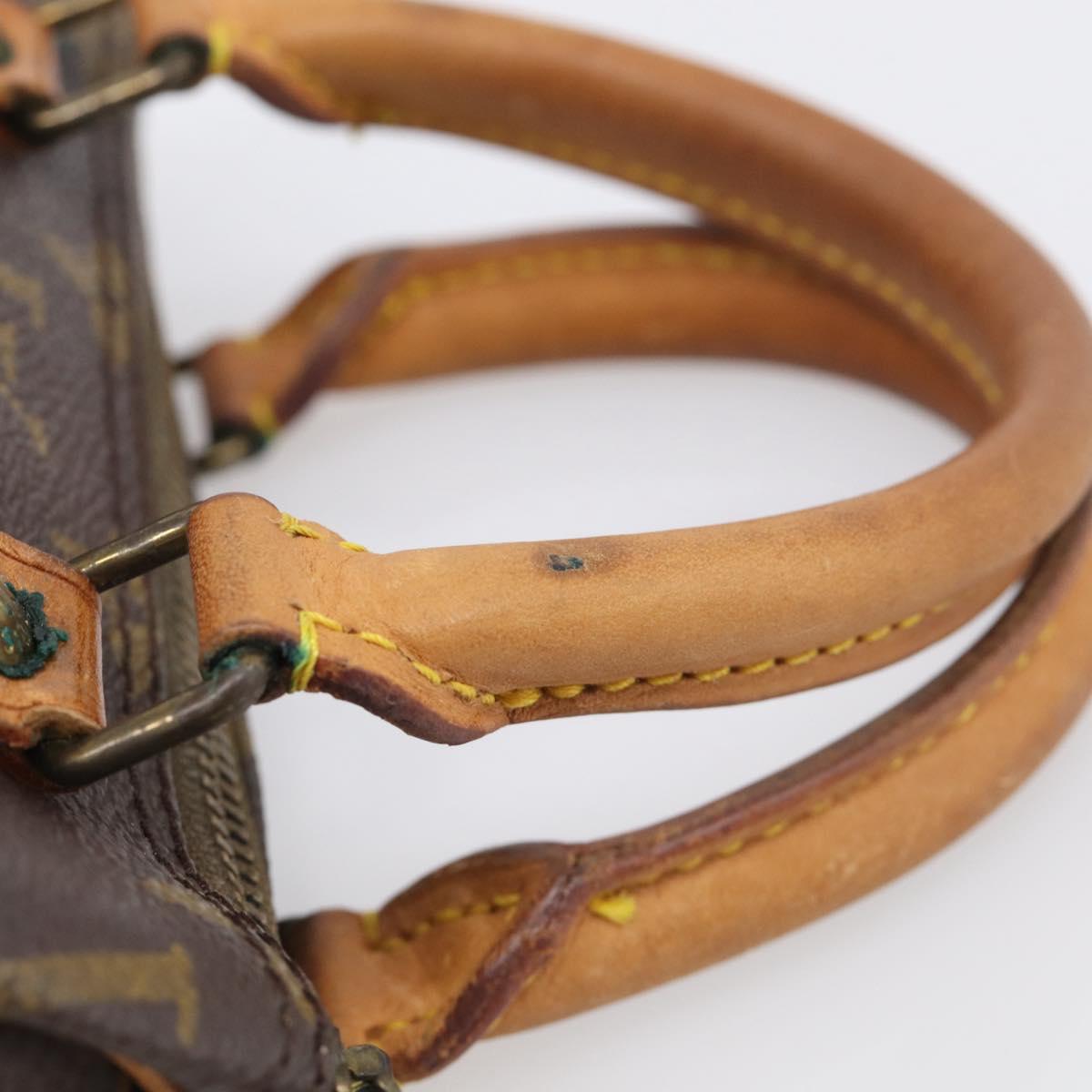 LOUIS VUITTON Monogram Mini Speedy Hand Bag M41534 LV Auth 211268
