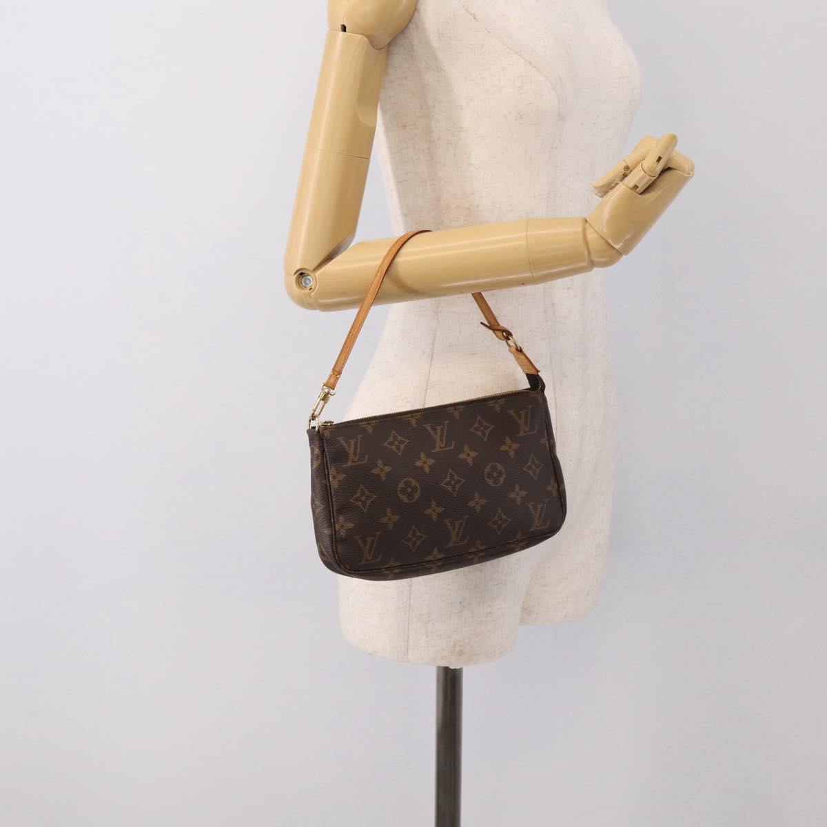 LOUIS VUITTON Monogram Pochette Accessoires Pouch M51980 LV Auth 211270A