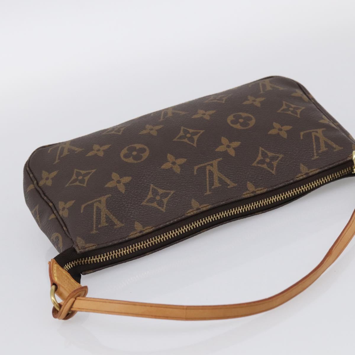 LOUIS VUITTON Monogram Pochette Accessoires Pouch M51980 LV Auth 211270A