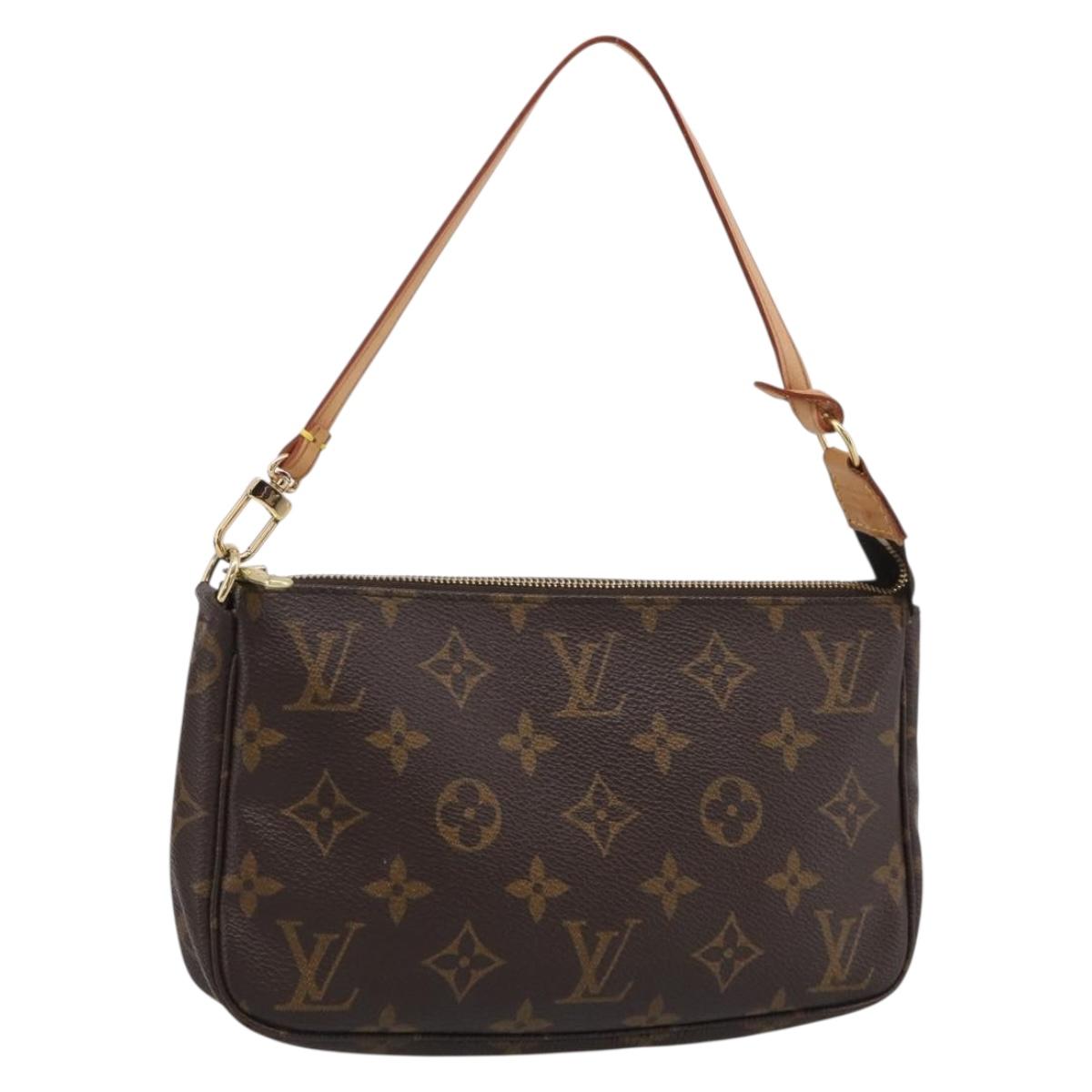 LOUIS VUITTON Monogram Pochette Accessoires Pouch M51980 LV Auth 211273V
