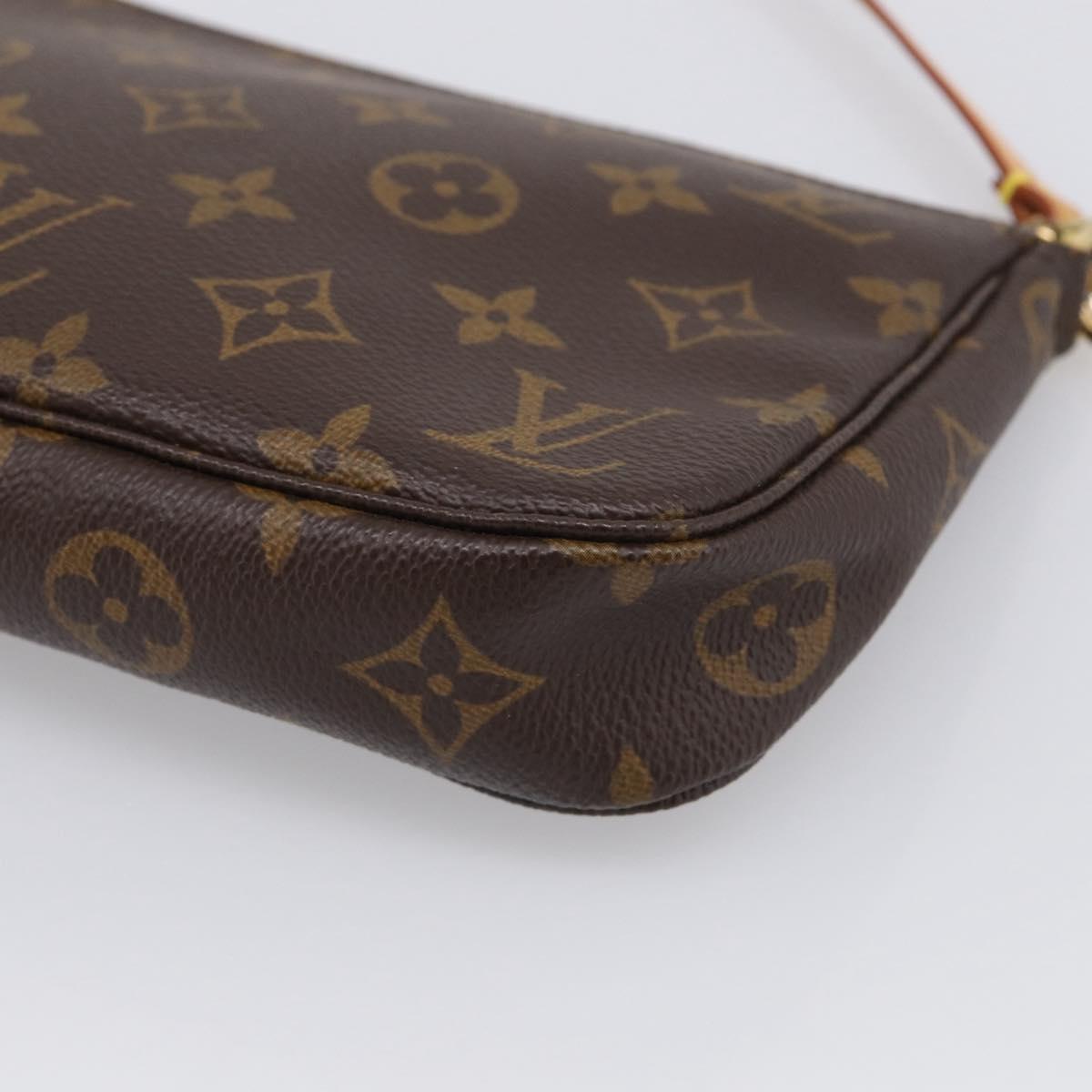 LOUIS VUITTON Monogram Pochette Accessoires Pouch M51980 LV Auth 211273V