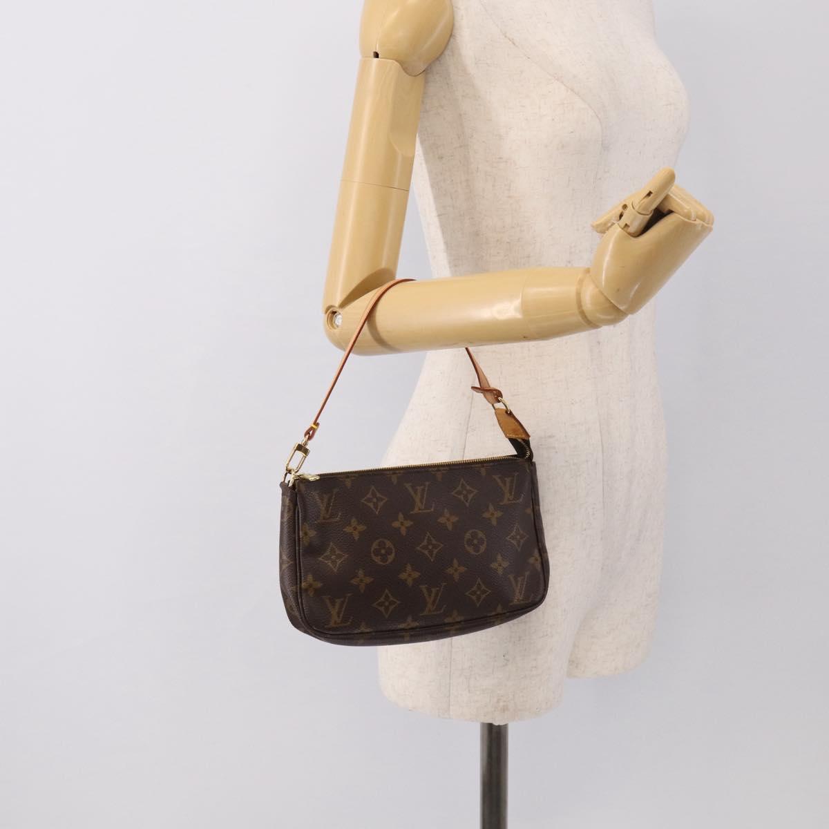 LOUIS VUITTON Monogram Pochette Accessoires Pouch M51980 LV Auth 211273V