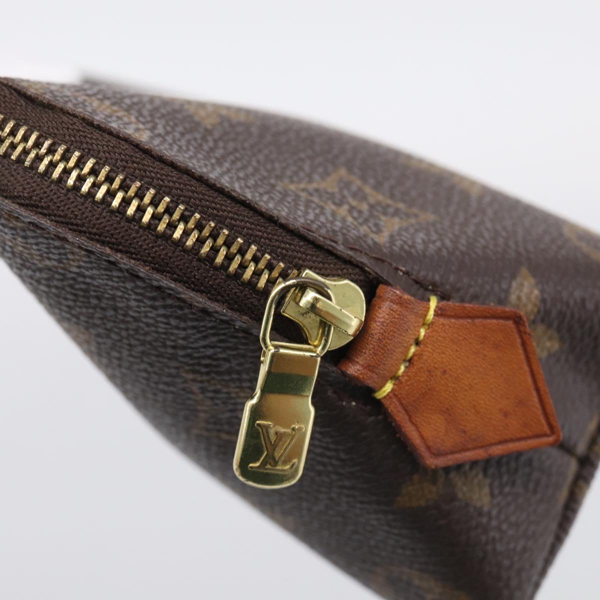 LOUIS VUITTON Monogram Pochette Cosmetic PM Pouch M43998 LV Auth 211276