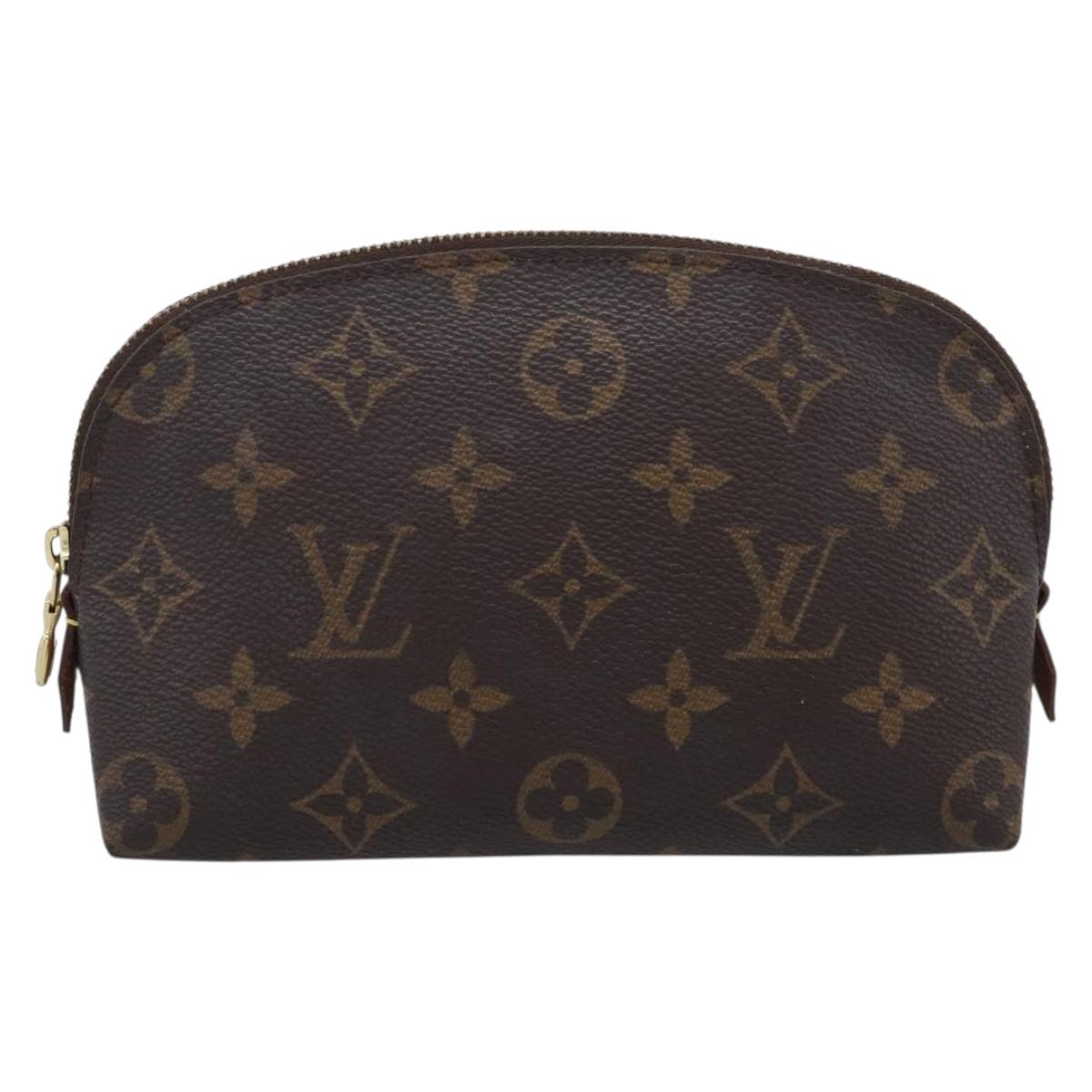 LOUIS VUITTON Monogram Pochette Cosmetic PM Pouch M43998 LV Auth 211276