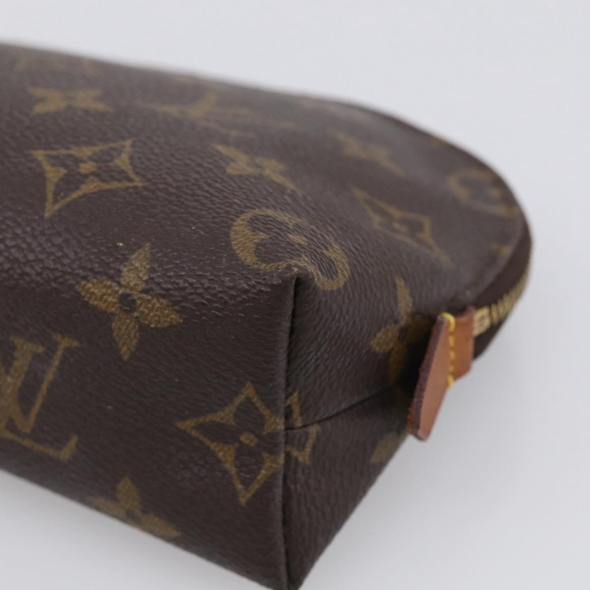 LOUIS VUITTON Monogram Pochette Cosmetic PM Pouch M43998 LV Auth 211276