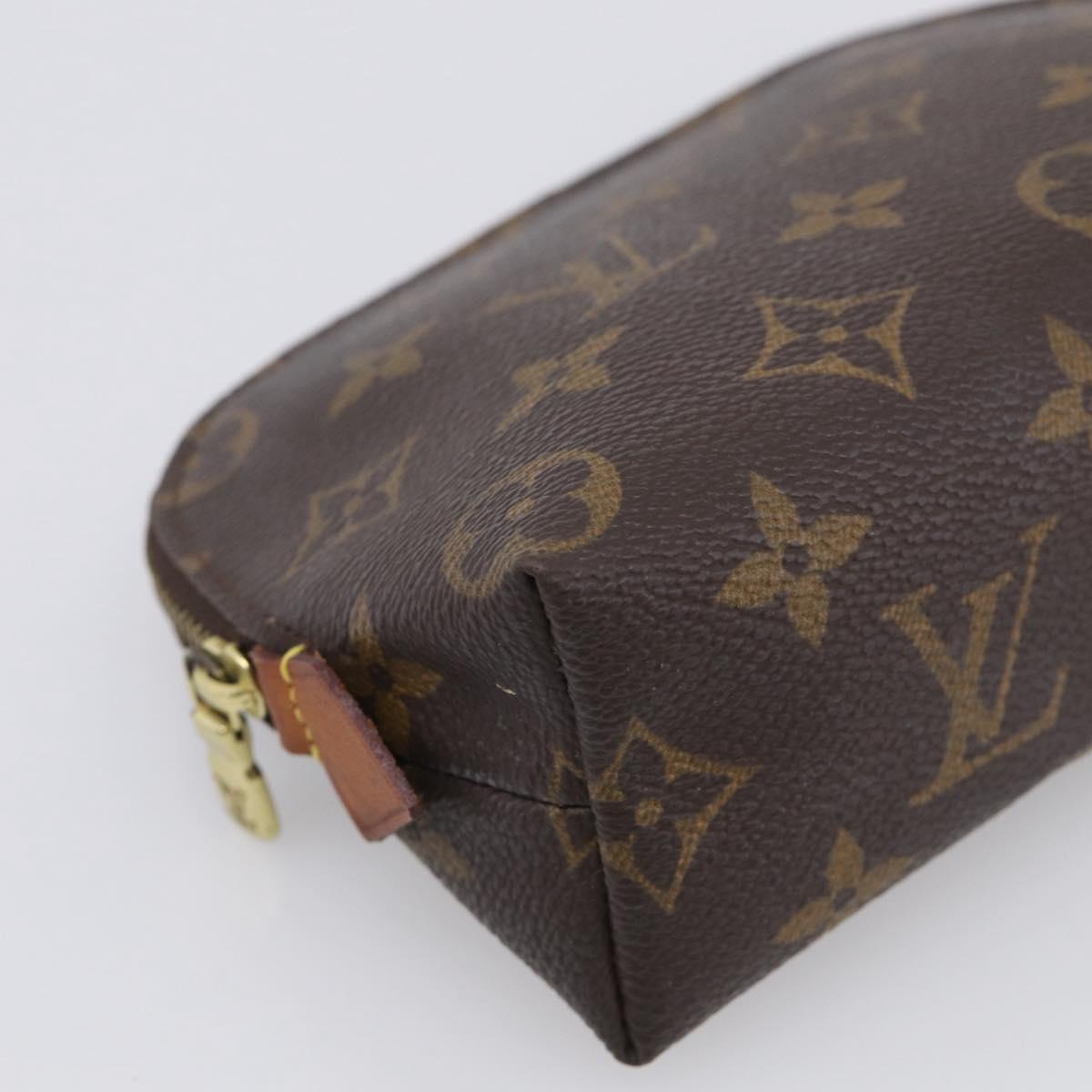 LOUIS VUITTON Monogram Pochette Cosmetic PM Pouch M43998 LV Auth 211276