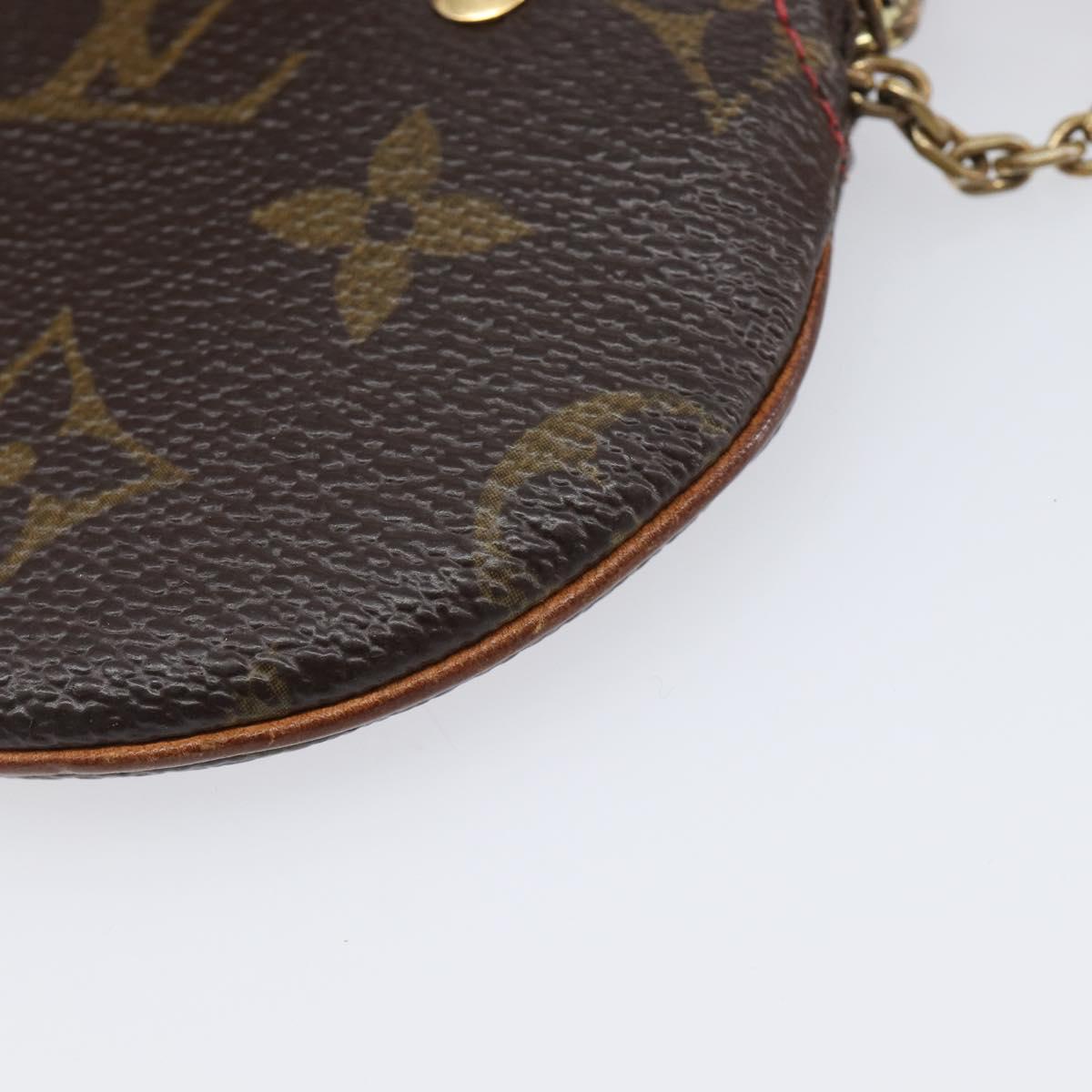 LOUIS VUITTON Monogram Cherry Porte Monnaie Ron Coin Purse M95043 Auth 211278A