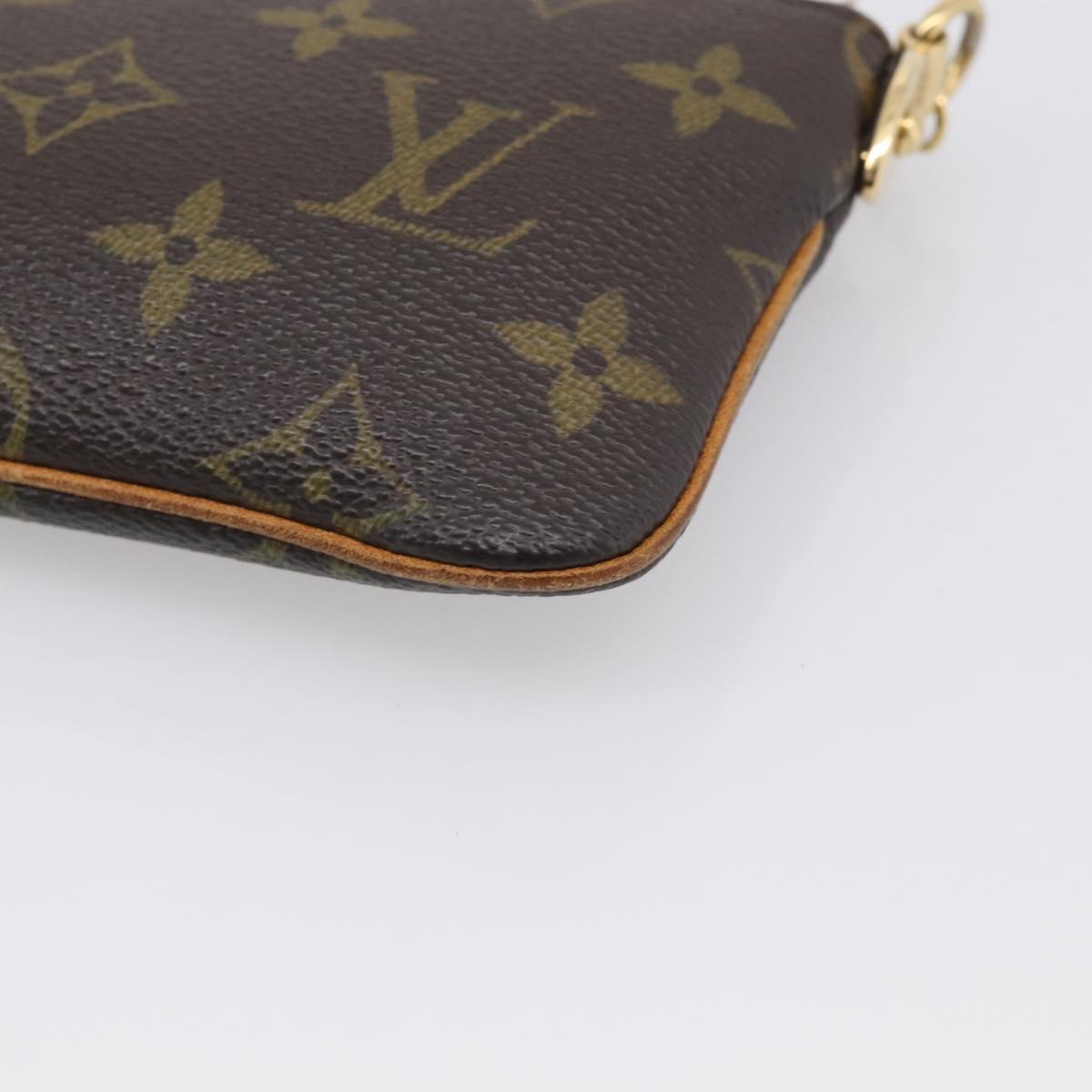 LOUIS VUITTON Monogram Pochette Mira PM Accessory Pouch M60095 LV Auth 211282A