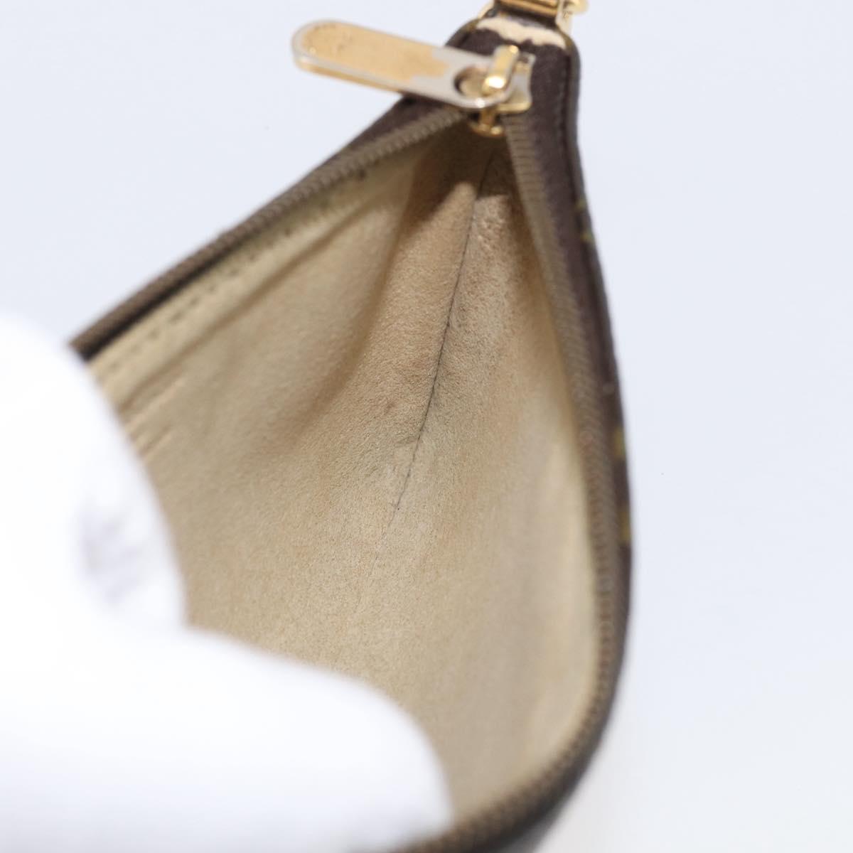 LOUIS VUITTON Monogram Pochette Mira PM Accessory Pouch M60095 LV Auth 211282A