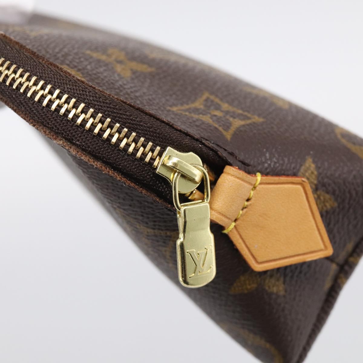 LOUIS VUITTON Monogram Pochette Cosmetic PM Pouch M43998 LV Auth 211284