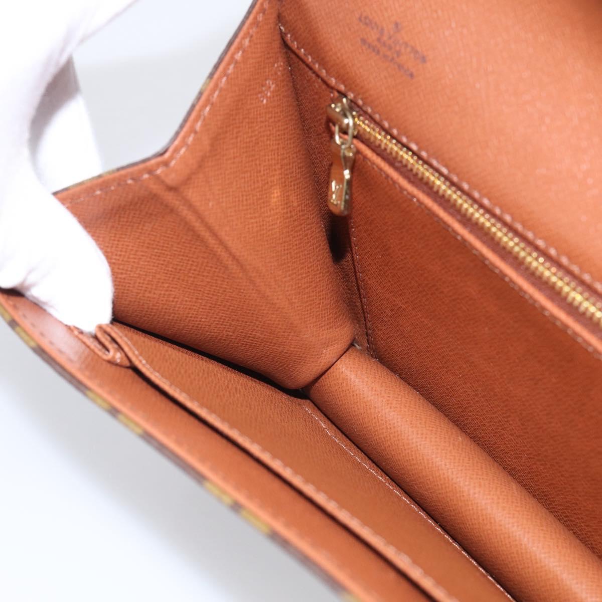 LOUIS VUITTON Monogram Pochette Dam PM Clutch Bag M51812 LV Auth 211286A