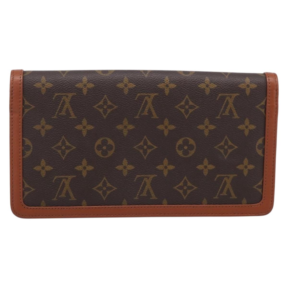 LOUIS VUITTON Monogram Pochette Dam PM Clutch Bag M51812 LV Auth 211286A