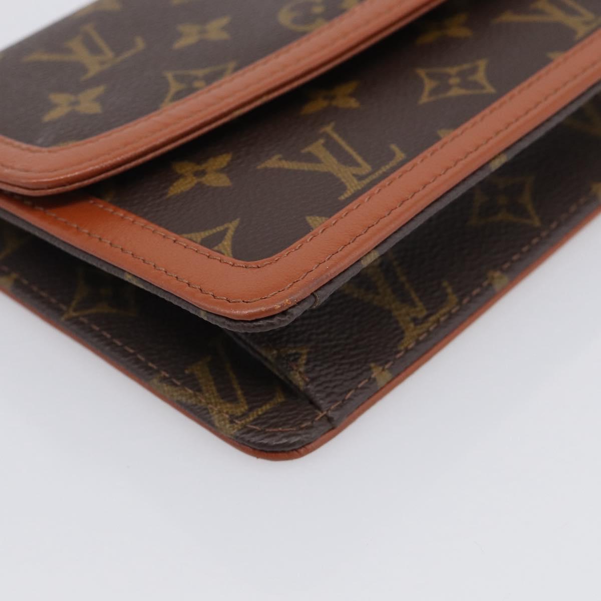 LOUIS VUITTON Monogram Pochette Dam PM Clutch Bag M51812 LV Auth 211286A