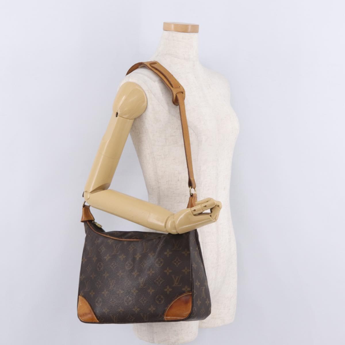 LOUIS VUITTON Monogram Boulogne 30 Shoulder Bag M51265 LV Auth 211288